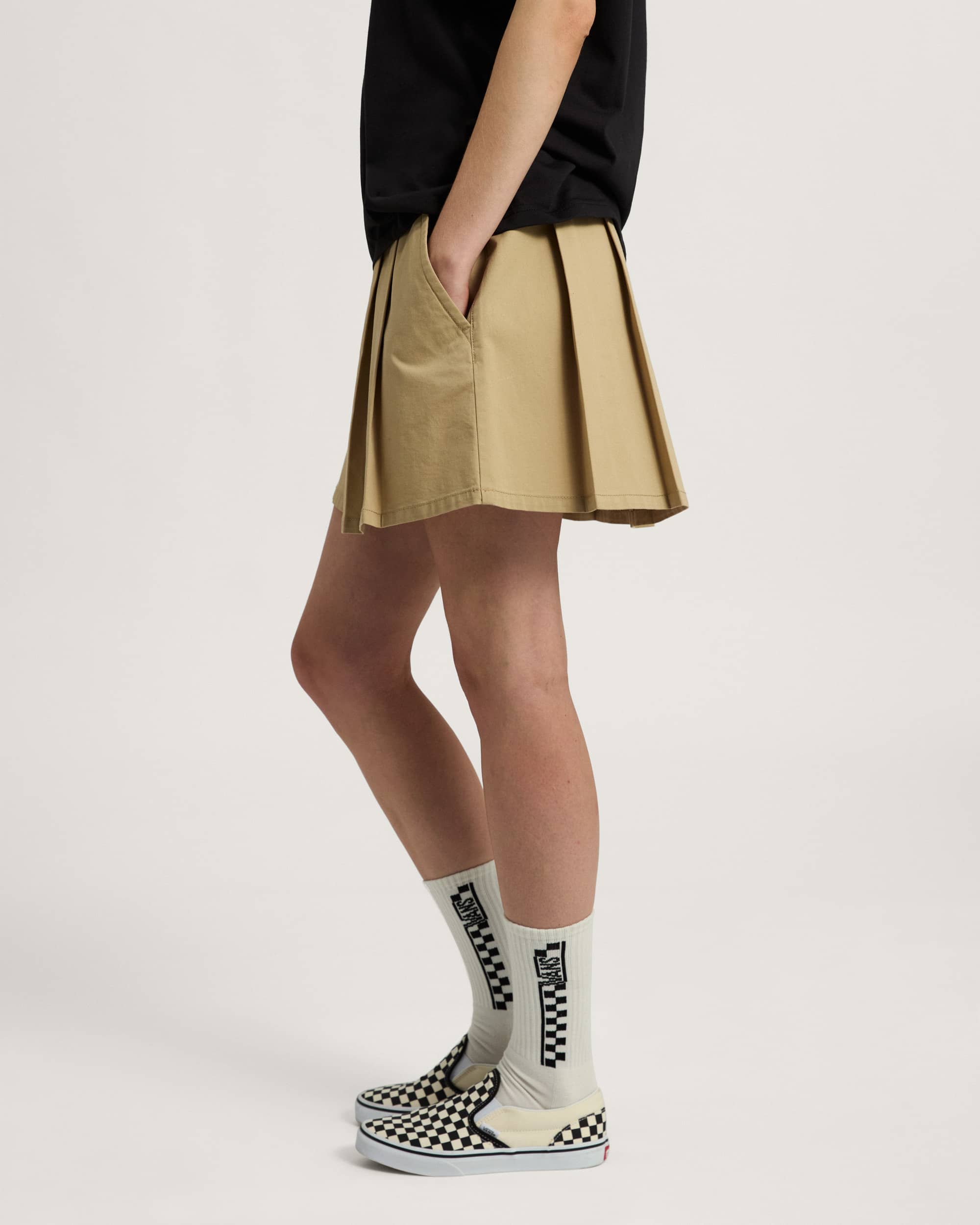 Authentic Chino Mini Skirt VANS Beige ALT4