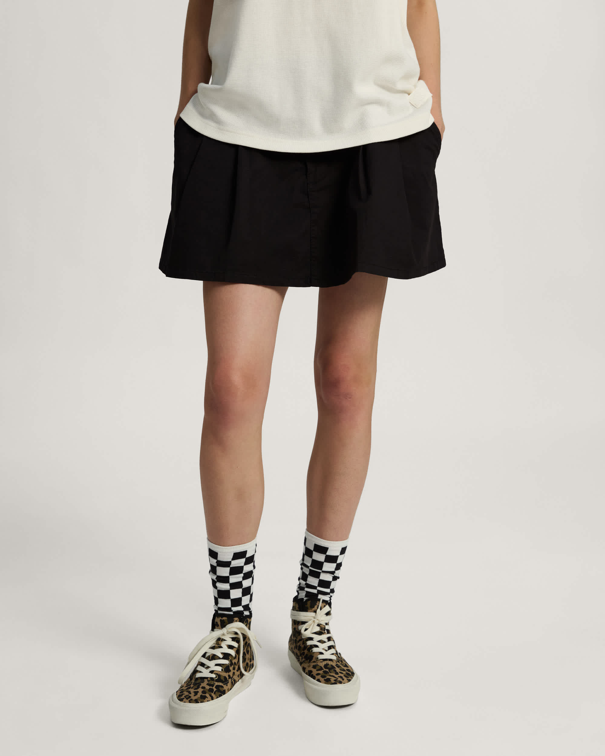 Minijupe chino Authentic VANS Noir ALT2