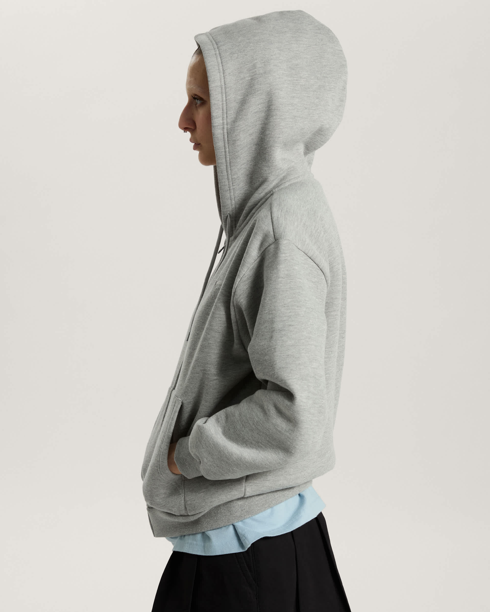 Salton FullZip Cement Heather VANS Grey ALT4
