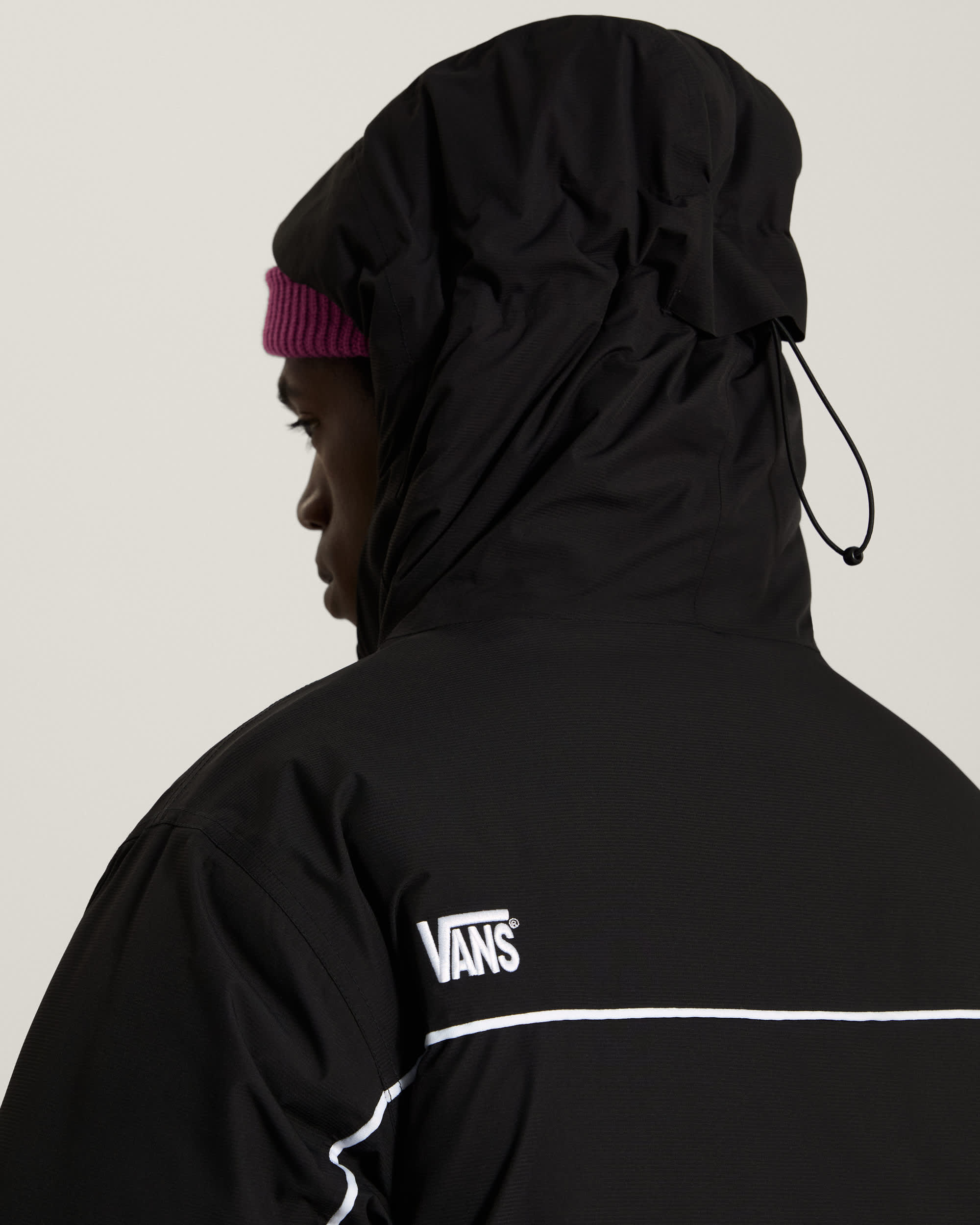 Doudoune  capuche 90s Big Block VANS Noir ALT6