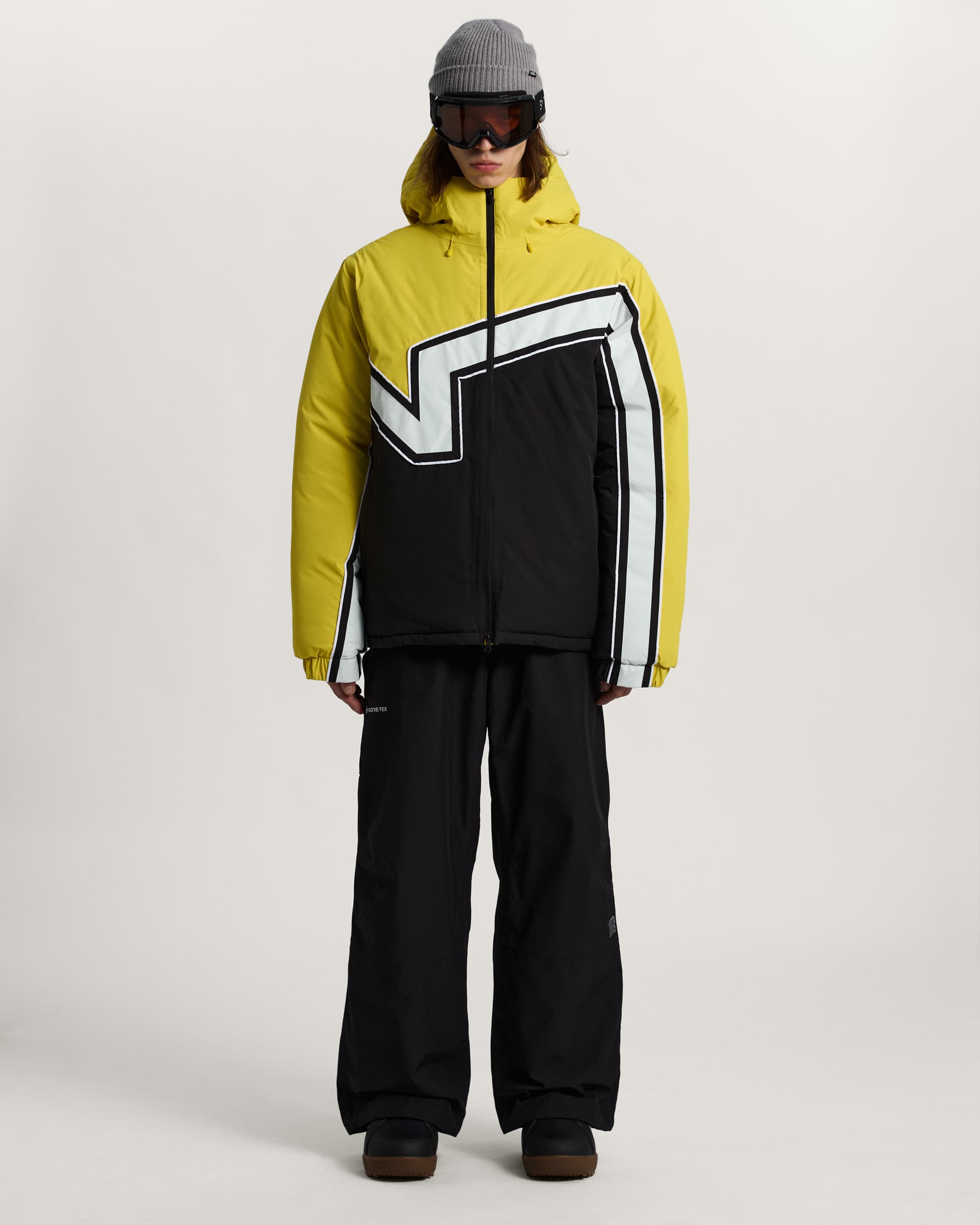 Doudoune  capuche 90s Big Block VANS Jaune ALT5