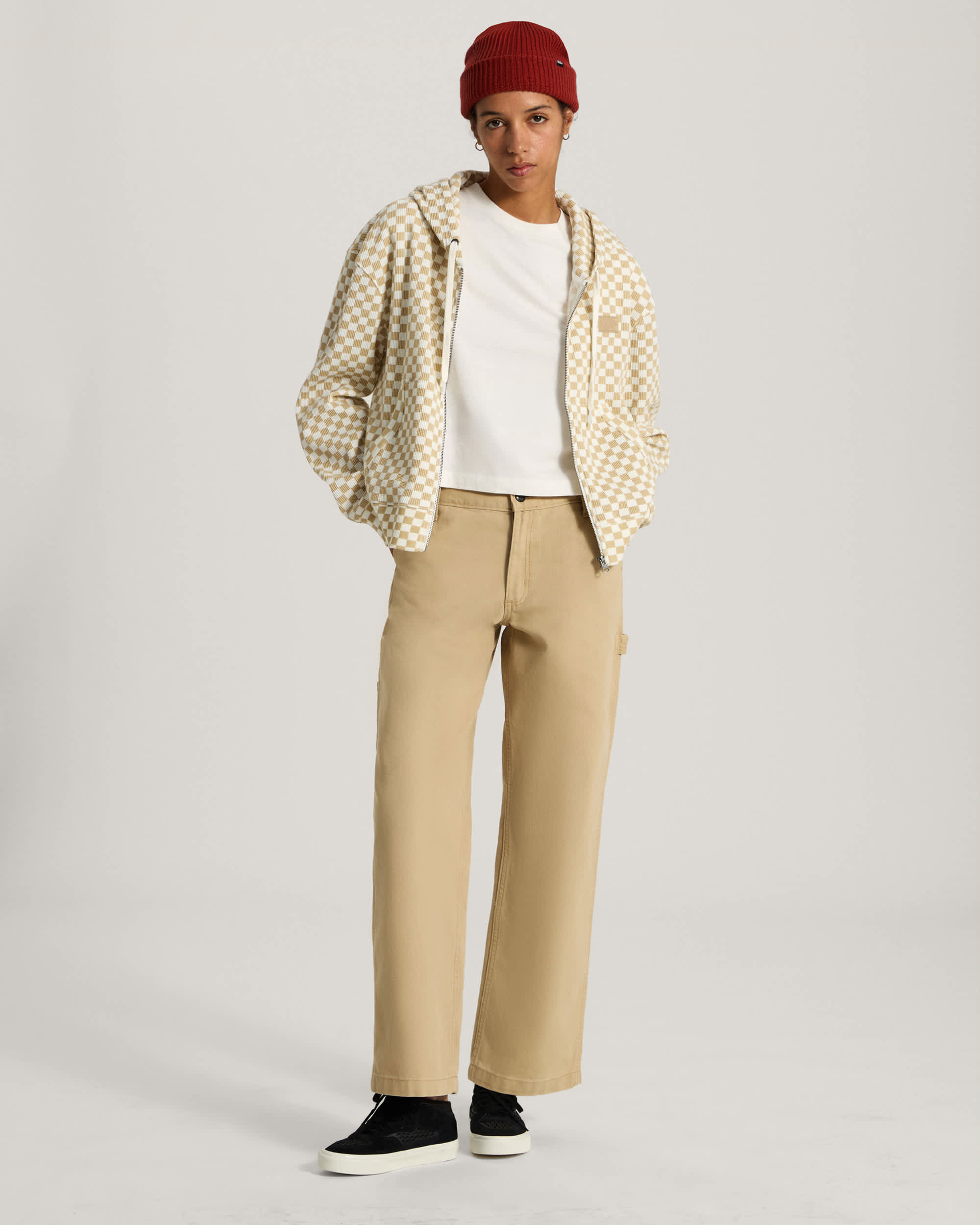 Pantalon Chore Mid Rise Straight VANS Beige ALT5