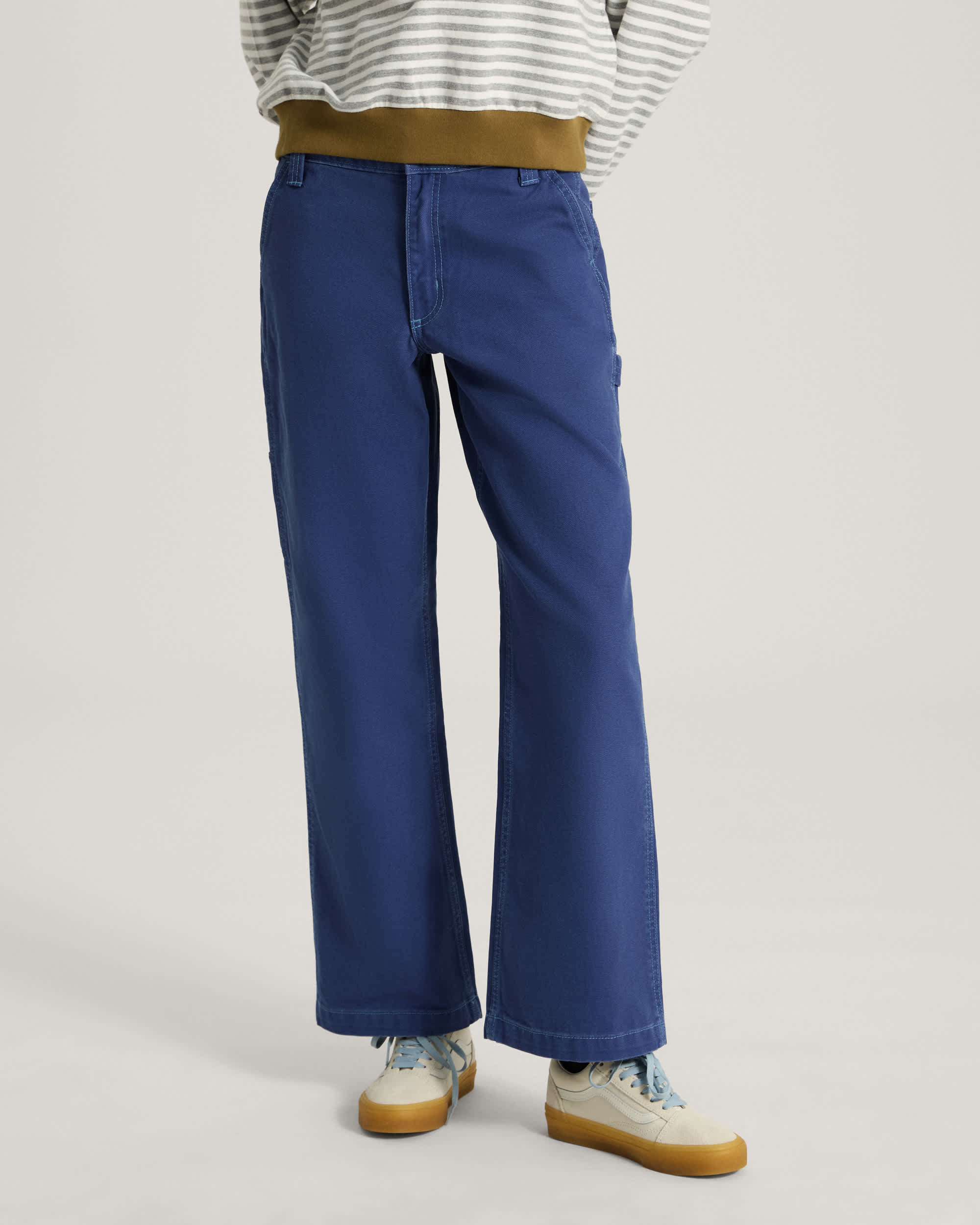 Pantalon Chore Mid Rise Straight VANS Bleu ALT2