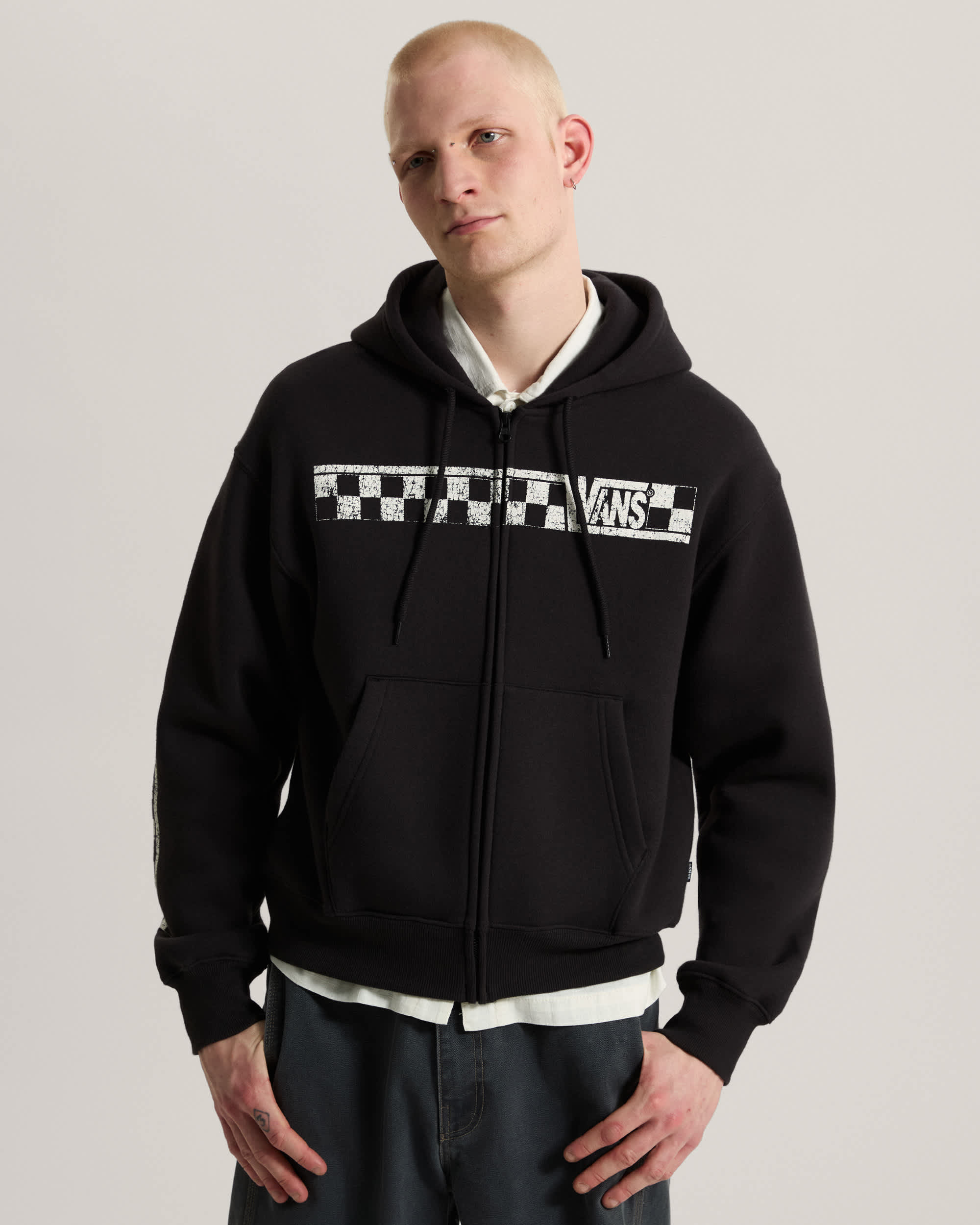 Vans Racing Full Hoodie mit Reiverschluss VANS Schwarz ALT2