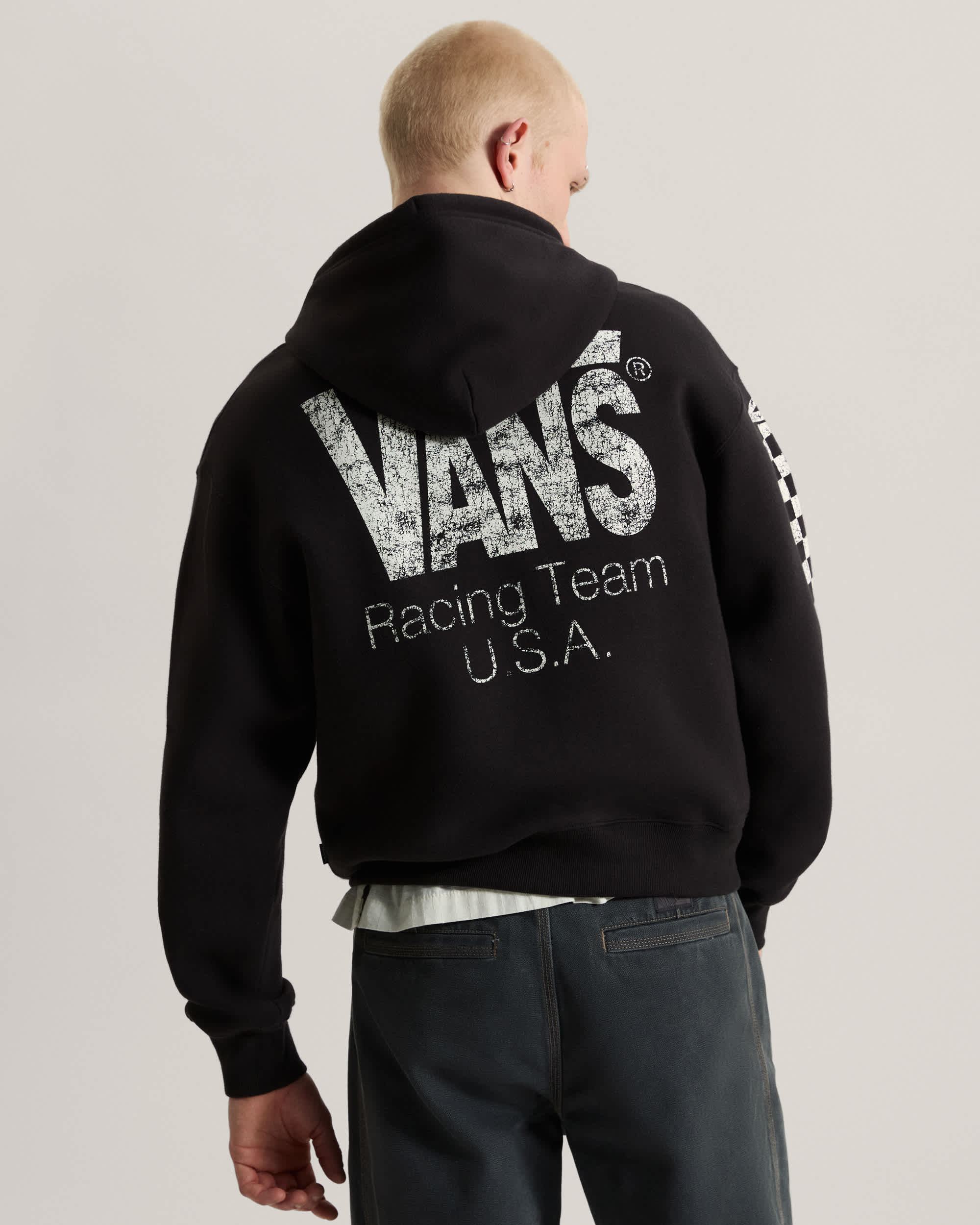 Vans Racing Full Hoodie mit Reiverschluss VANS Schwarz ALT3