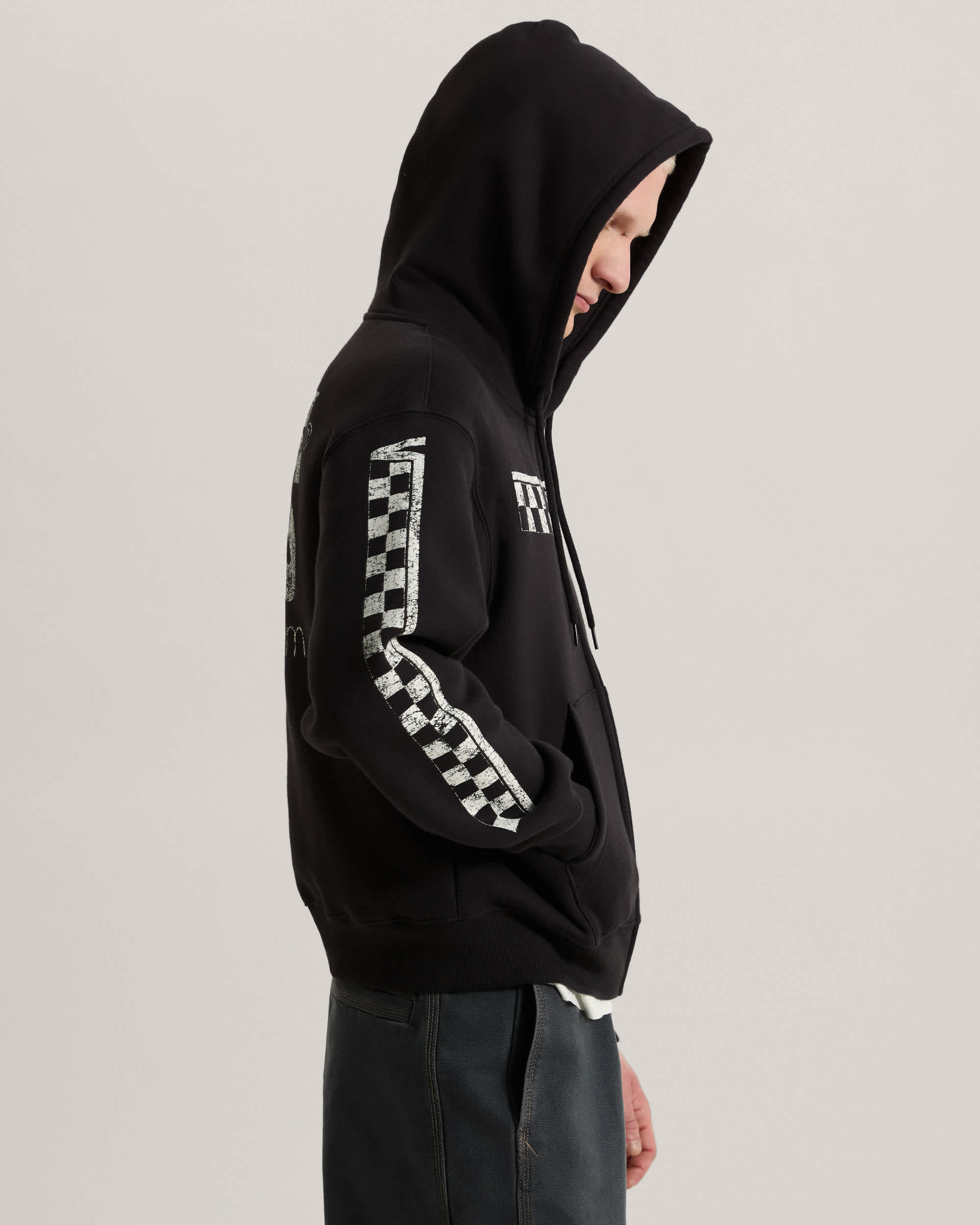 Vans Racing Full Hoodie mit Reiverschluss VANS Schwarz ALT4