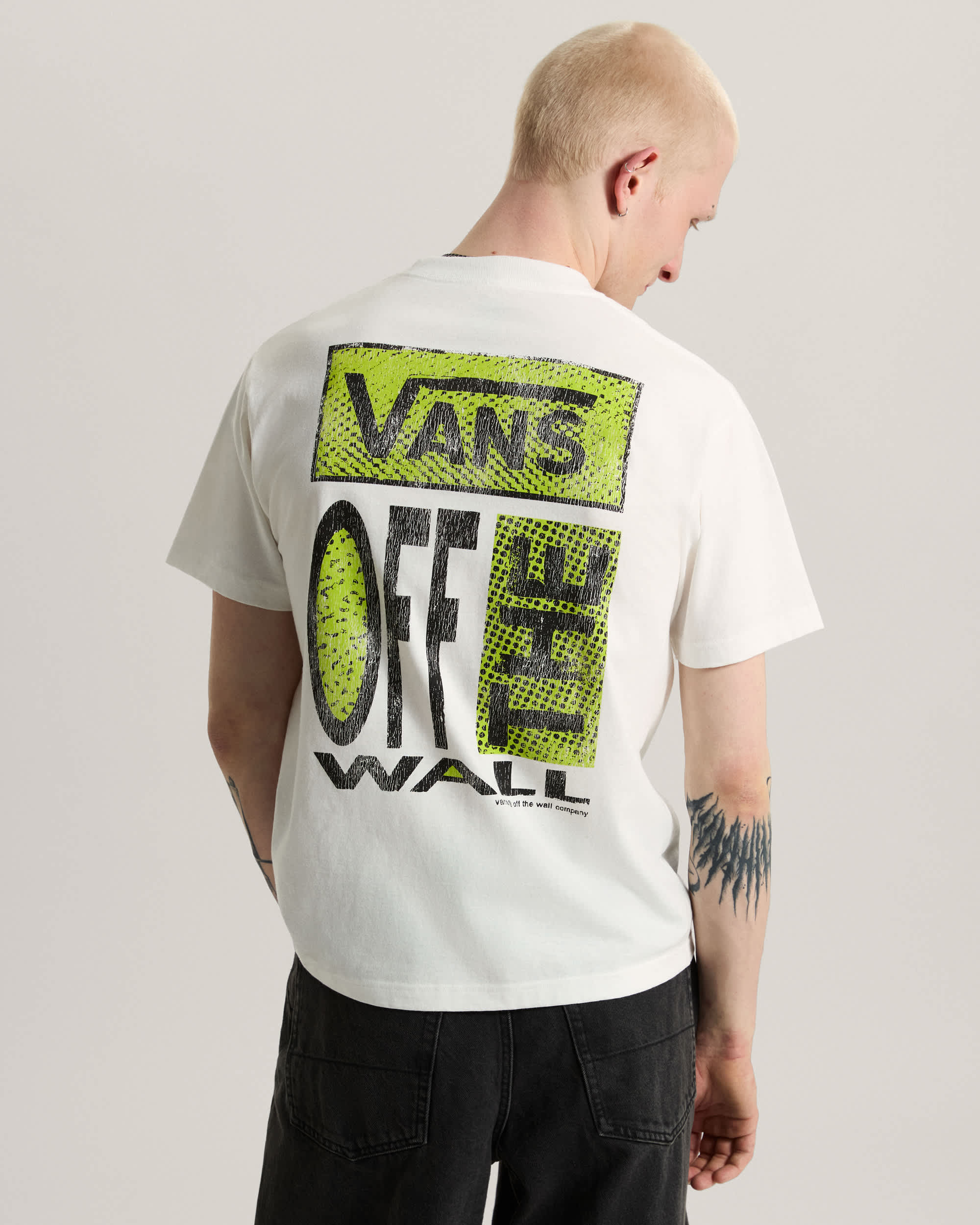 Cut and Paste SS Tee White VANS Blanc ALT3