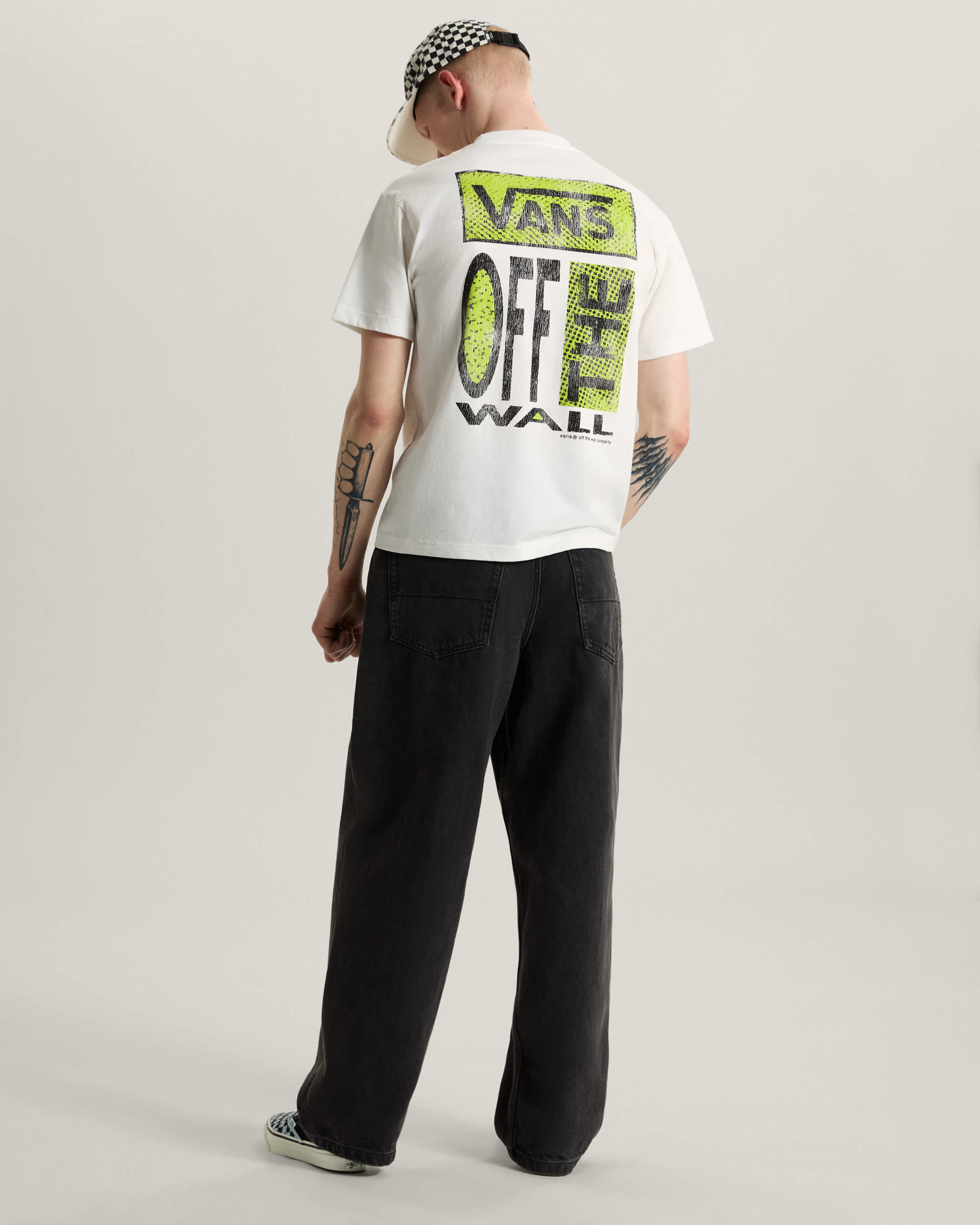 Cut and Paste SS Tee White VANS Blanc ALT4