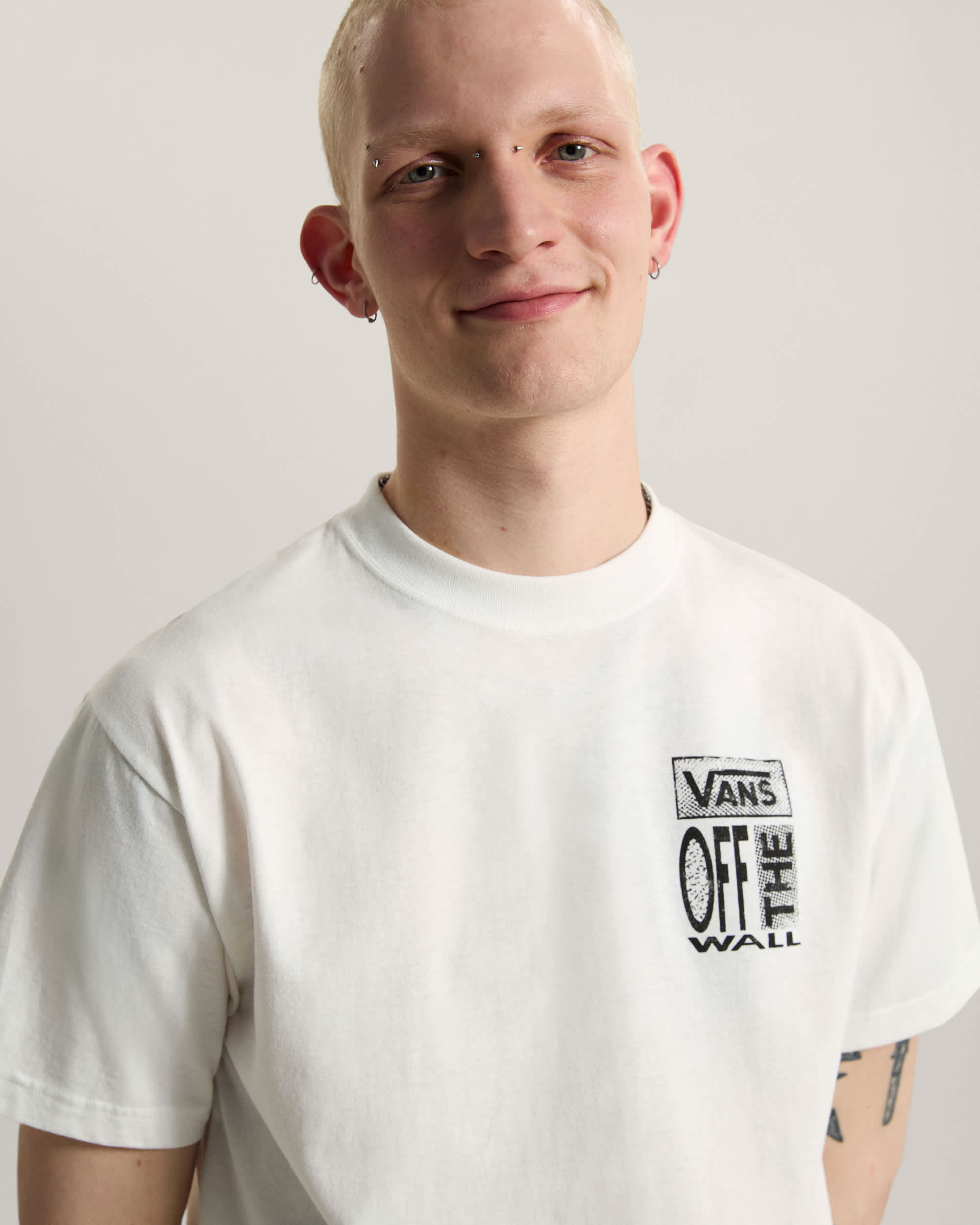 Cut and Paste SS Tee White VANS Blanc ALT5