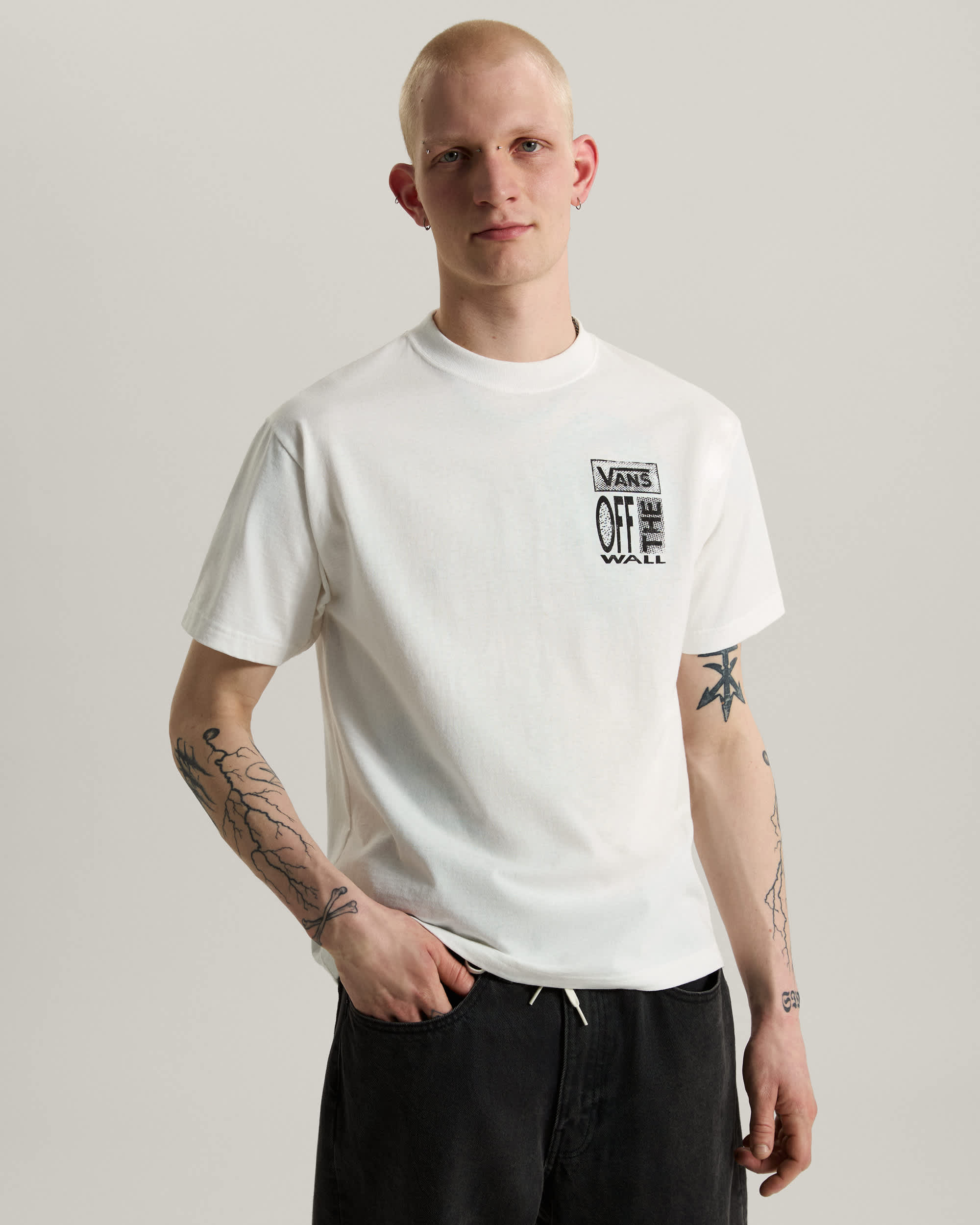 Cut and Paste SS Tee White VANS Blanc ALT2