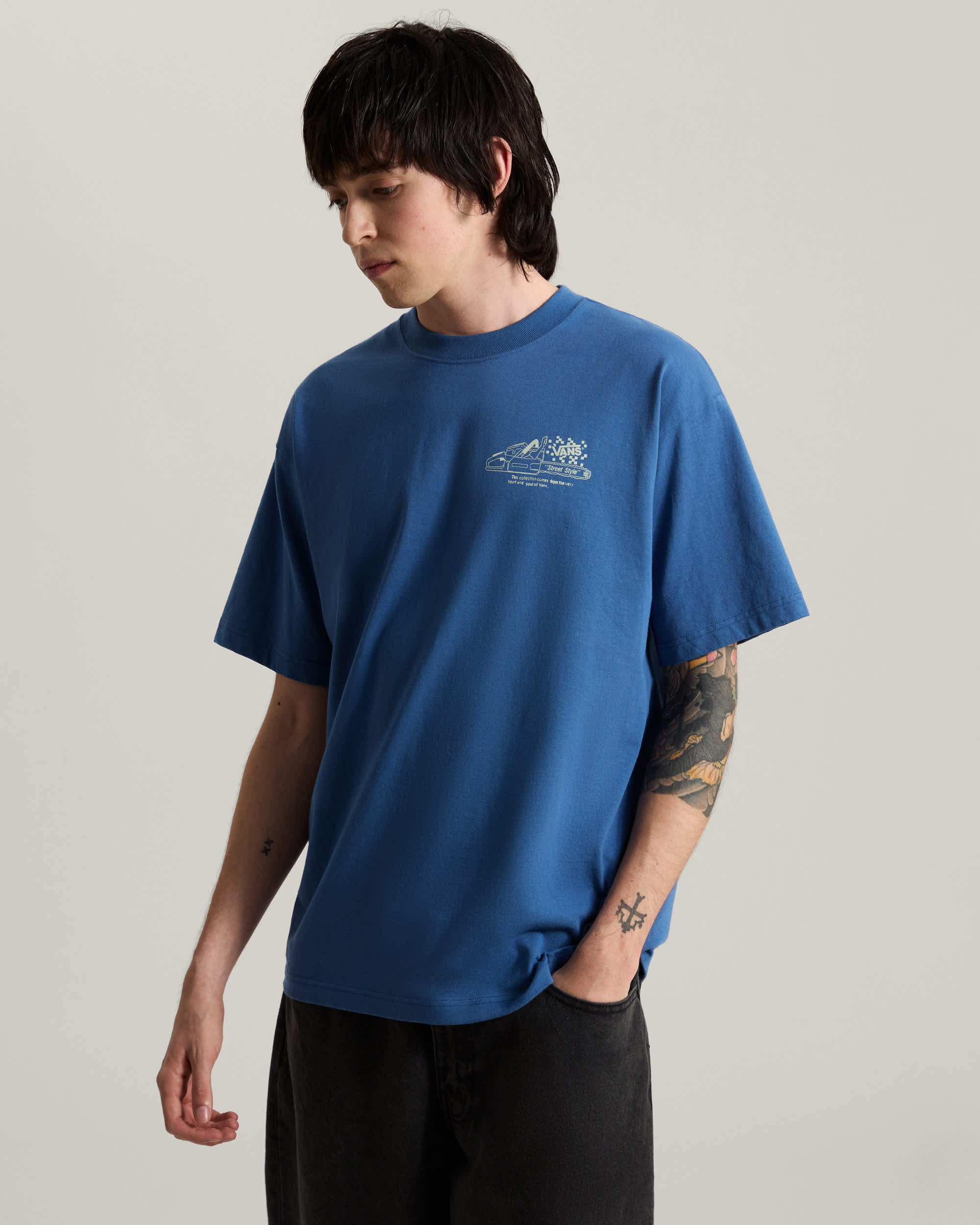 Tshirt Dirt Trip VANS Bleu ALT2