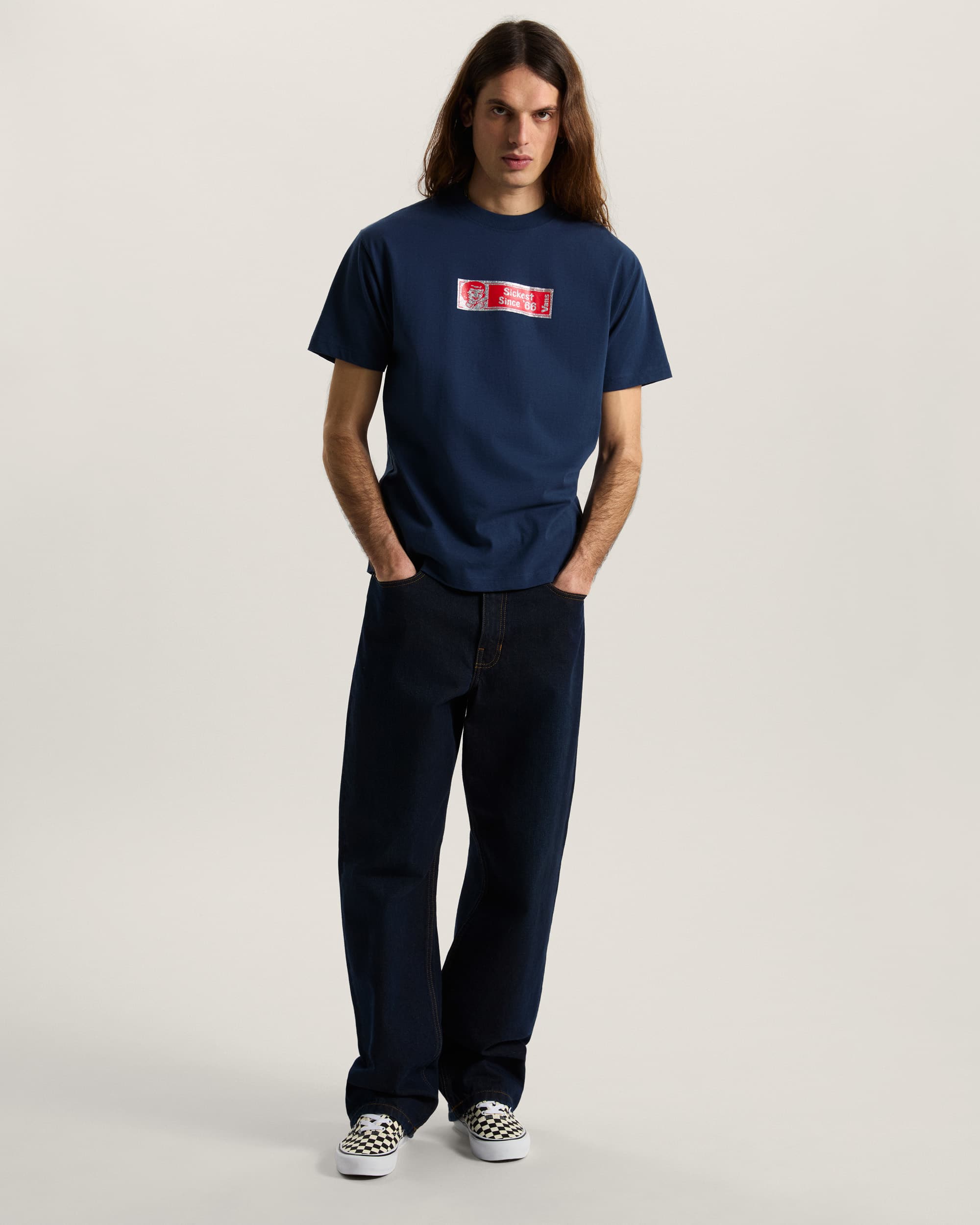 Sickest 66 SS Tee dress blues VANS Azul alt4