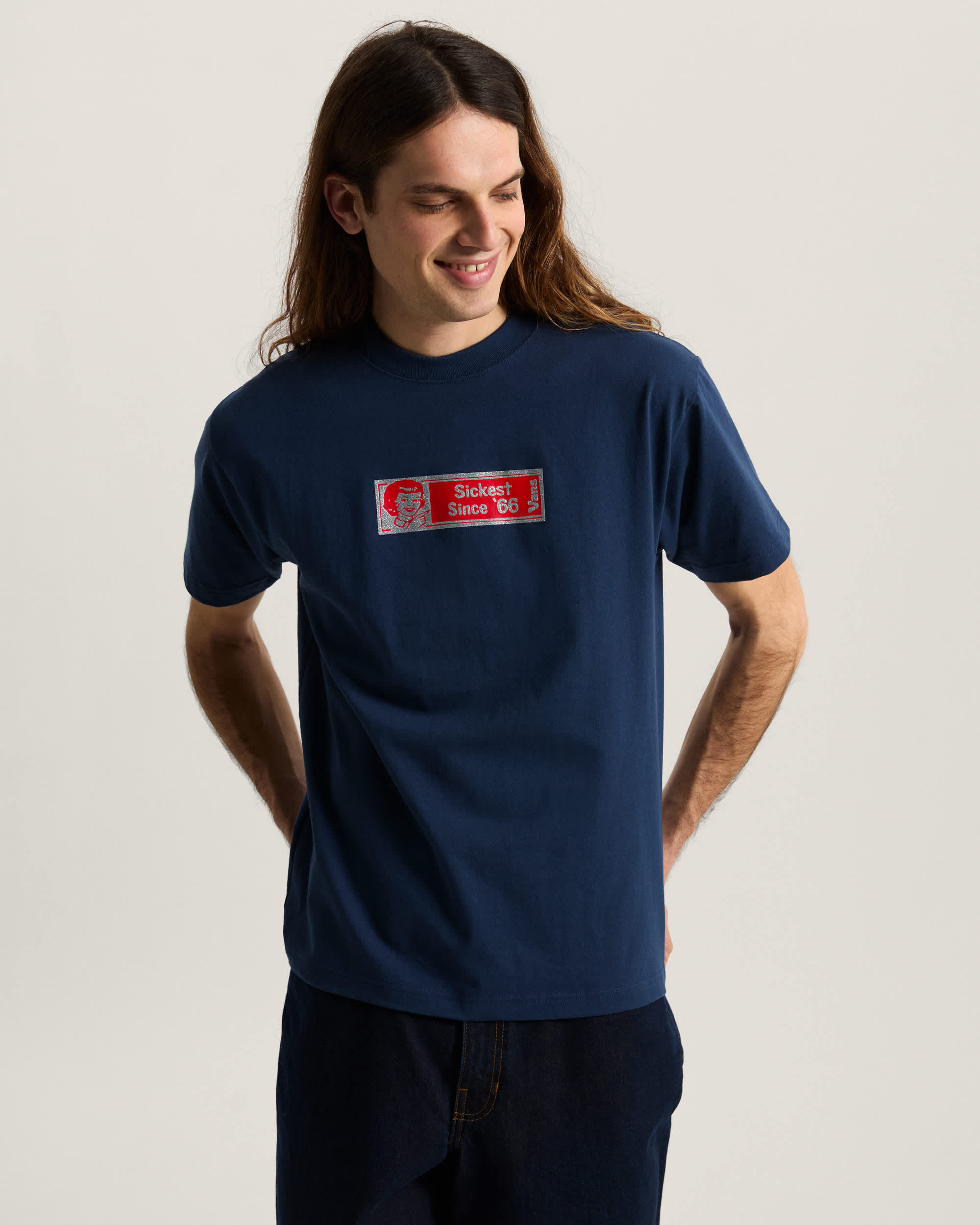 Sickest 66 SS Tee dress blues VANS Azul alt2
