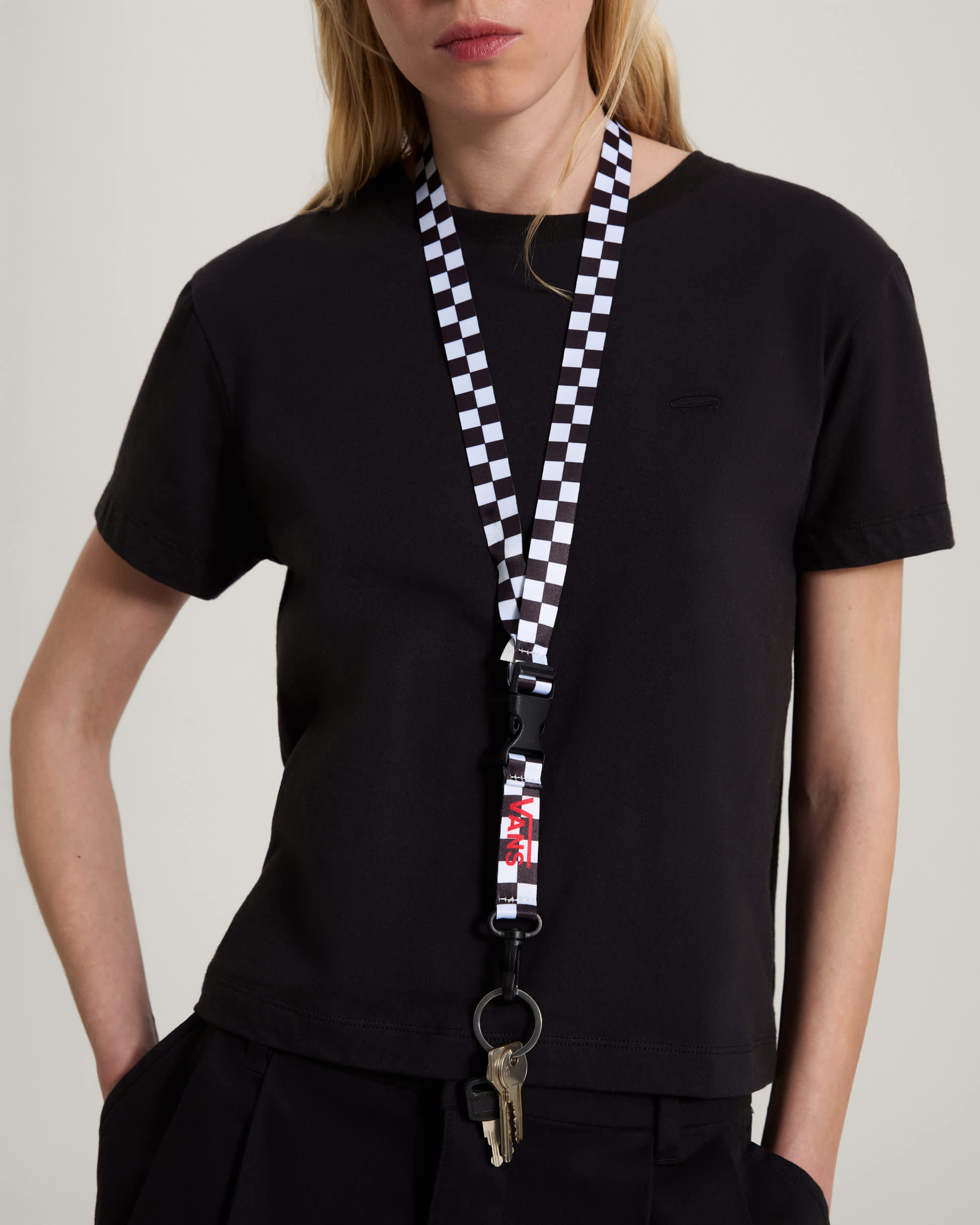 Vans Lanyard BlackWhite VANS Schwarz ALT3