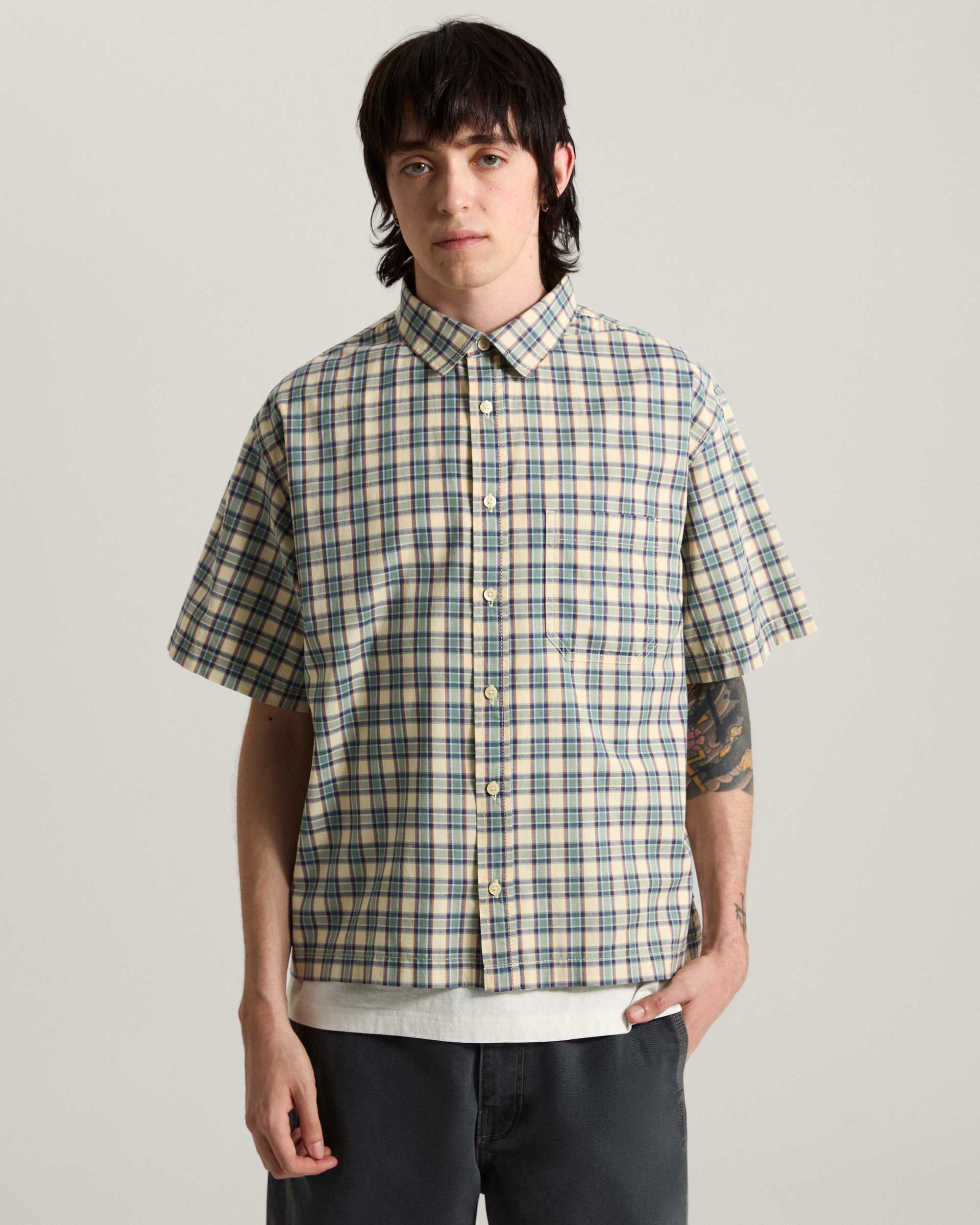 Camicia con motivo scozzese Larkspur Timber VANS Blu ALT2