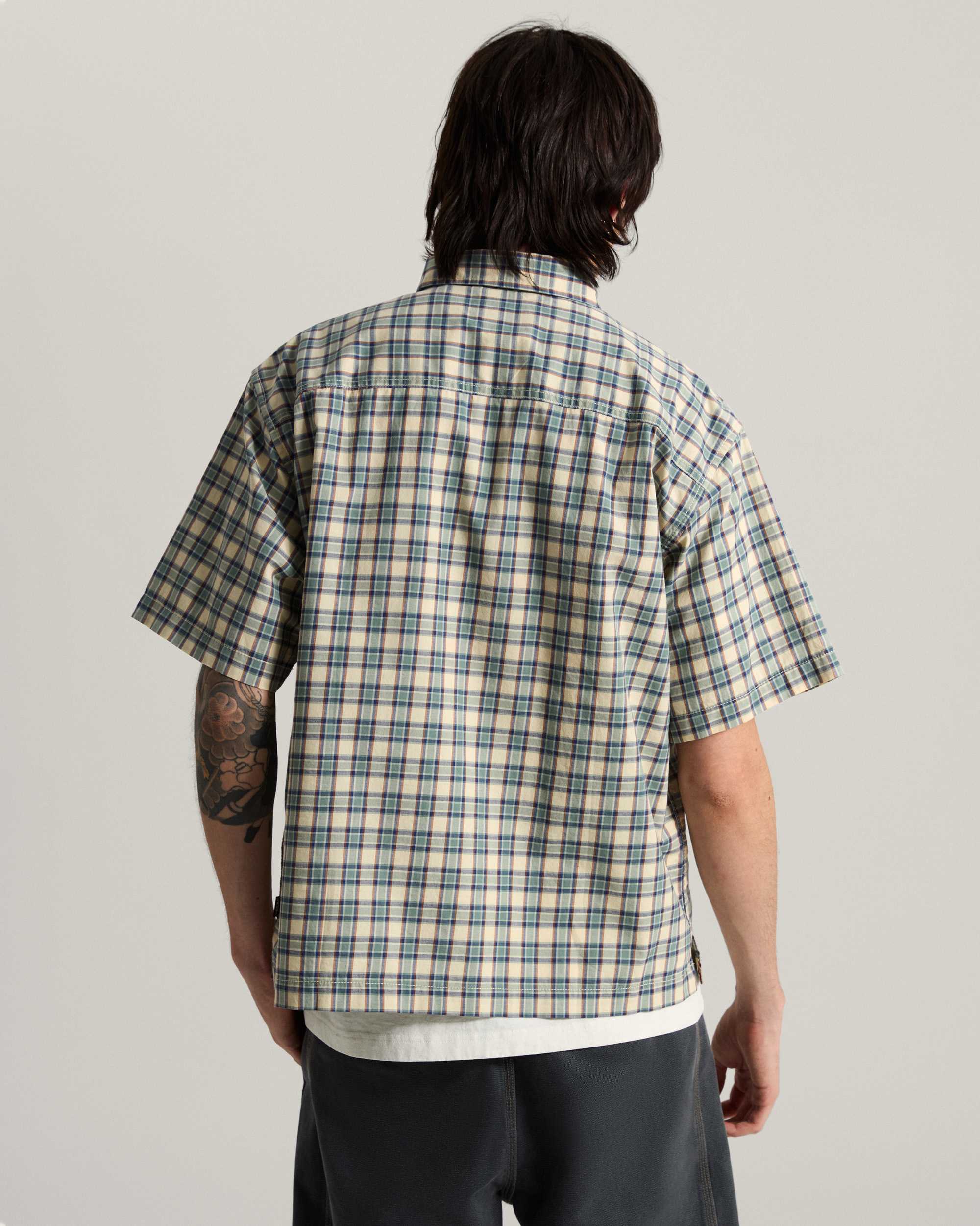 Camicia con motivo scozzese Larkspur Timber VANS Blu ALT3
