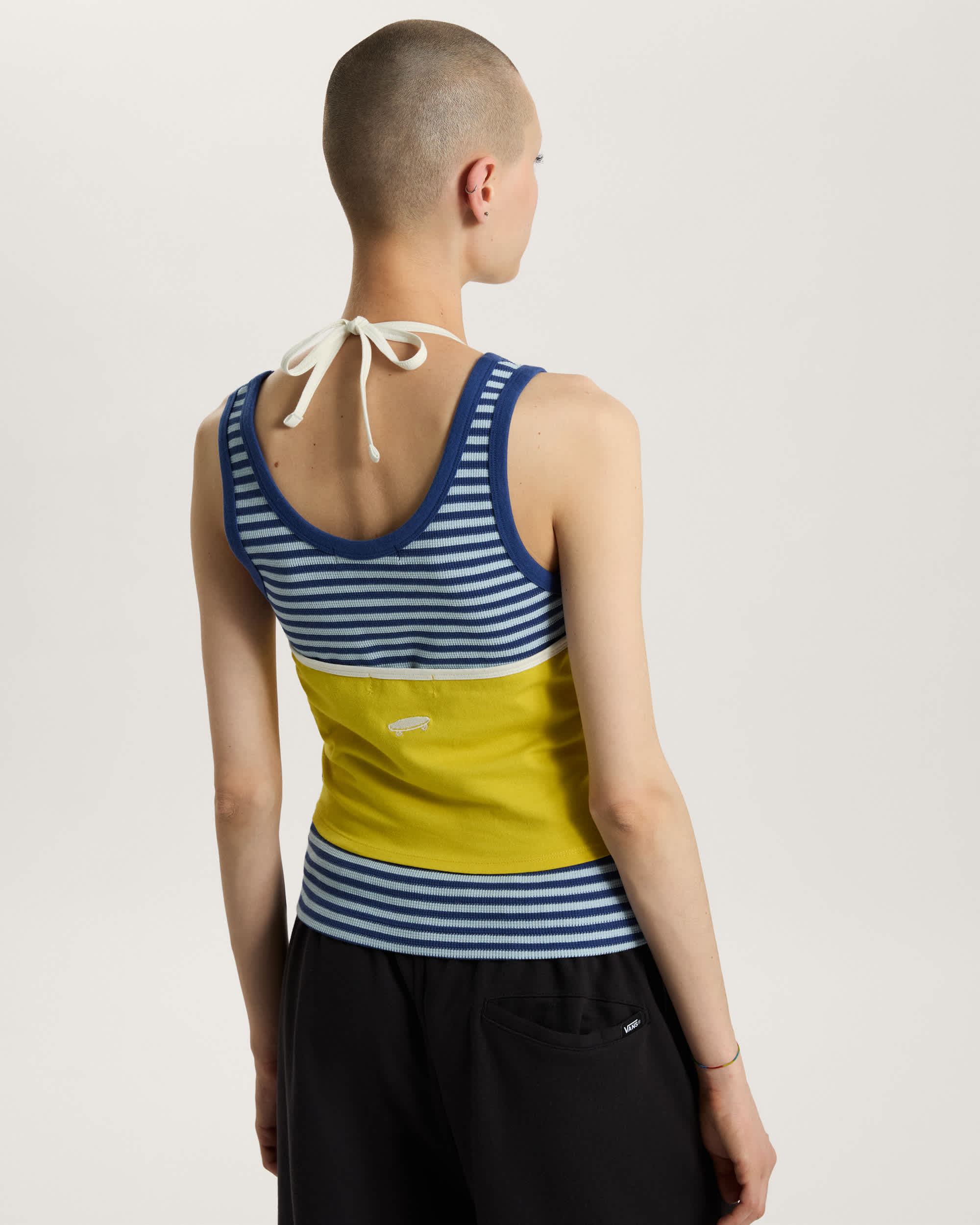 High Neck Halter Dusty Gold VANS Giallo ALT3