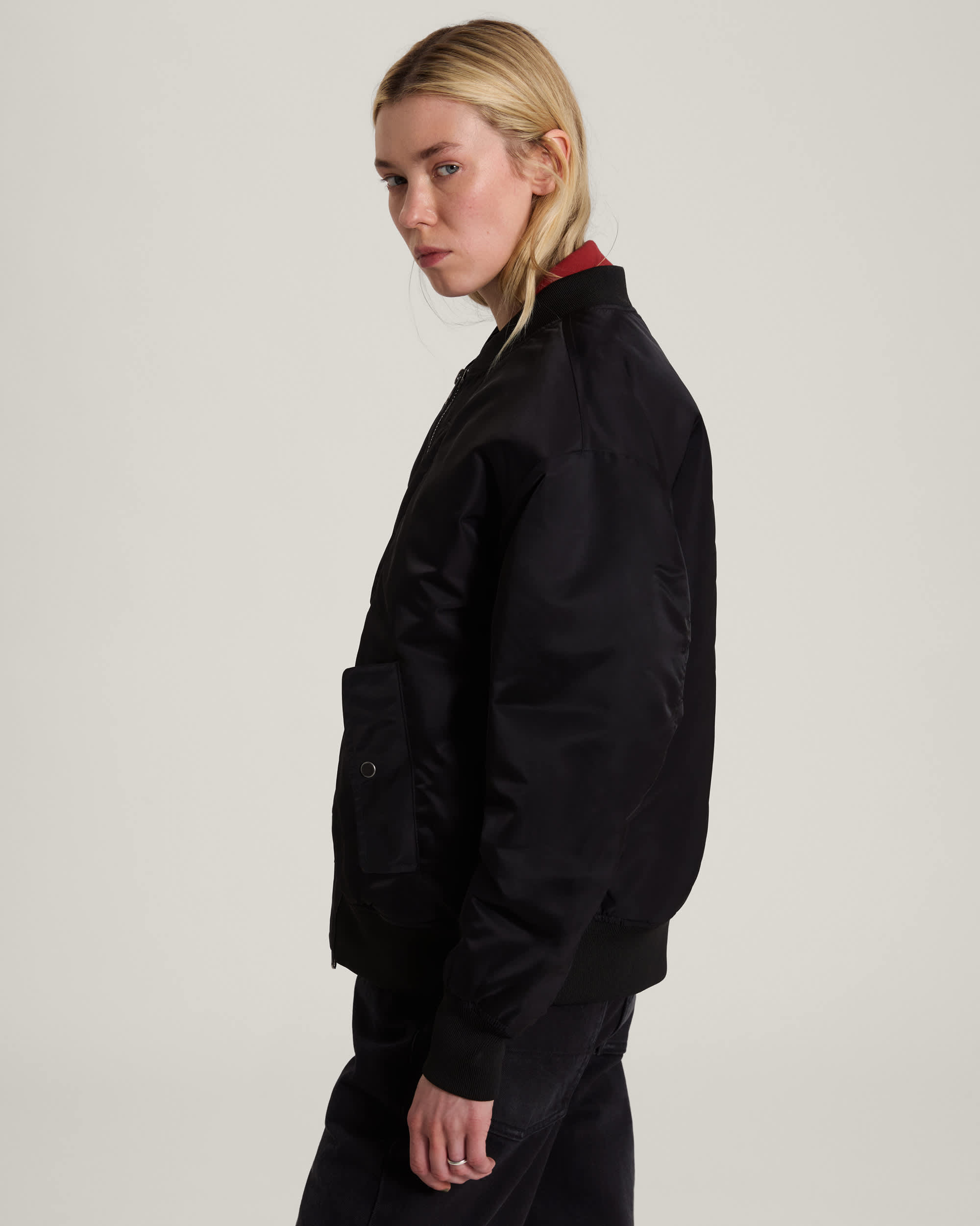 Bomber Black VANS Noir ALT4