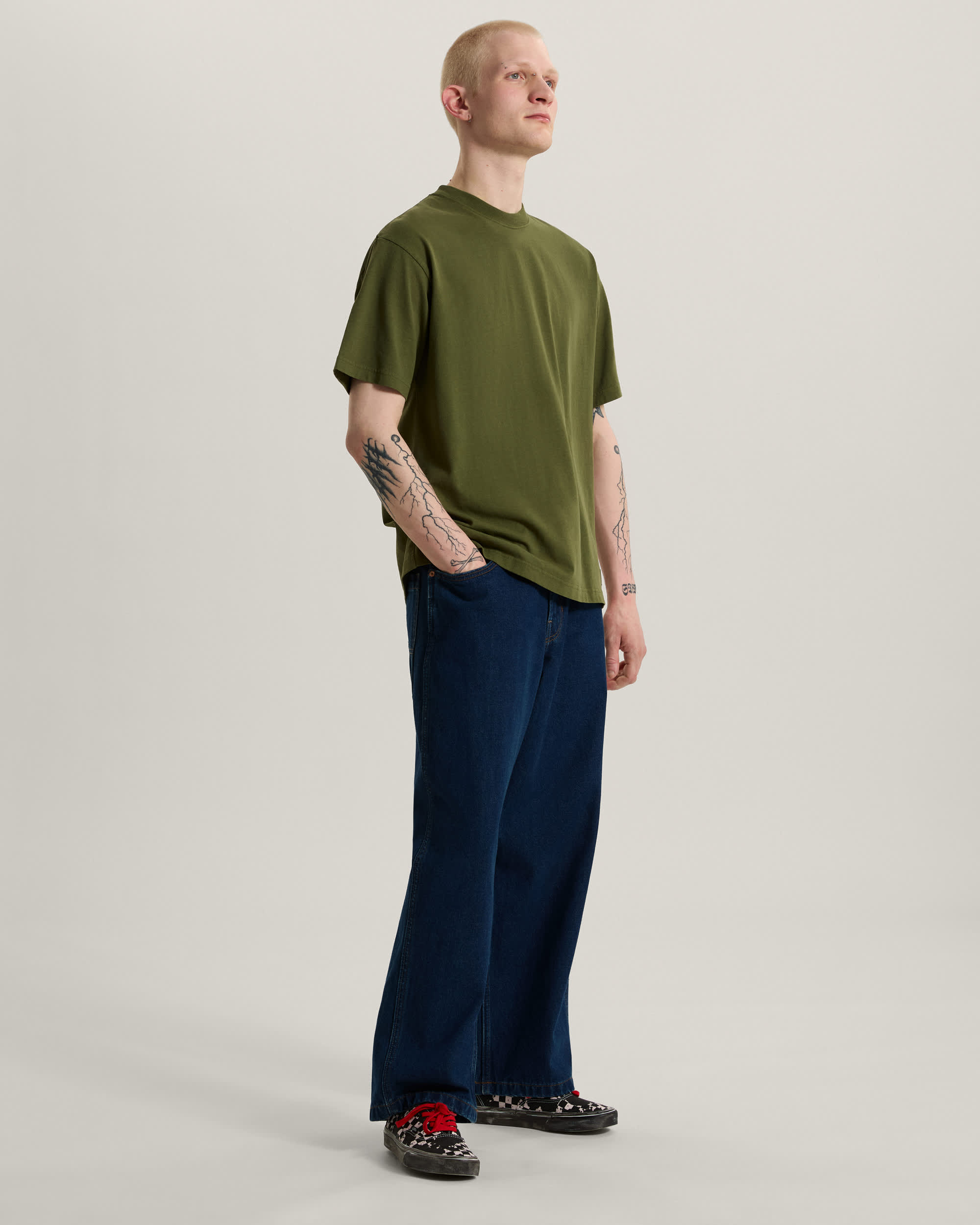 Drill Chore Baggy Carpenter Pant Dark Rinse VANS Blue ALT5