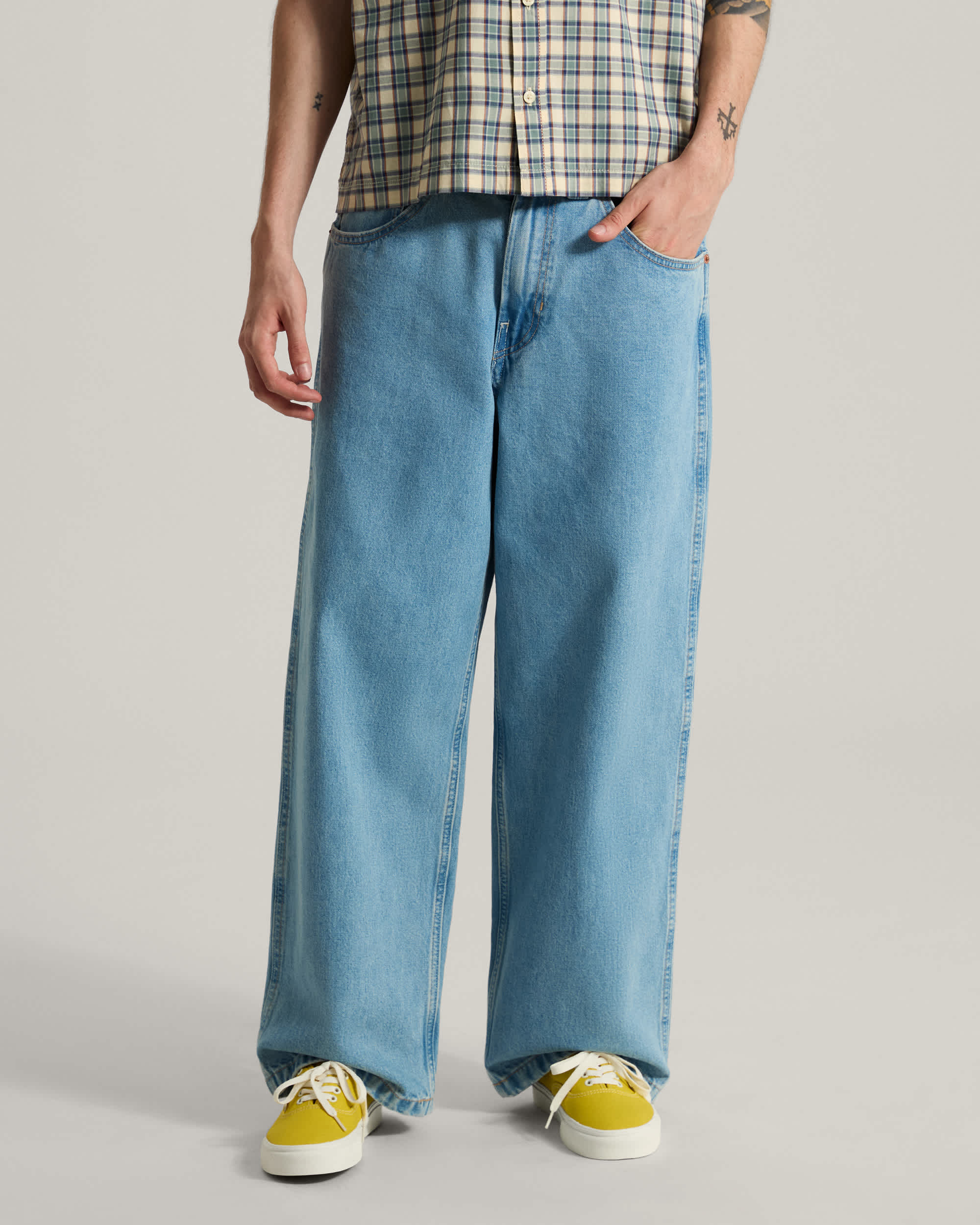 Drill Chore Baggy Carpenter Pant LIGHT STONEWASH VANS Bleu ALT2