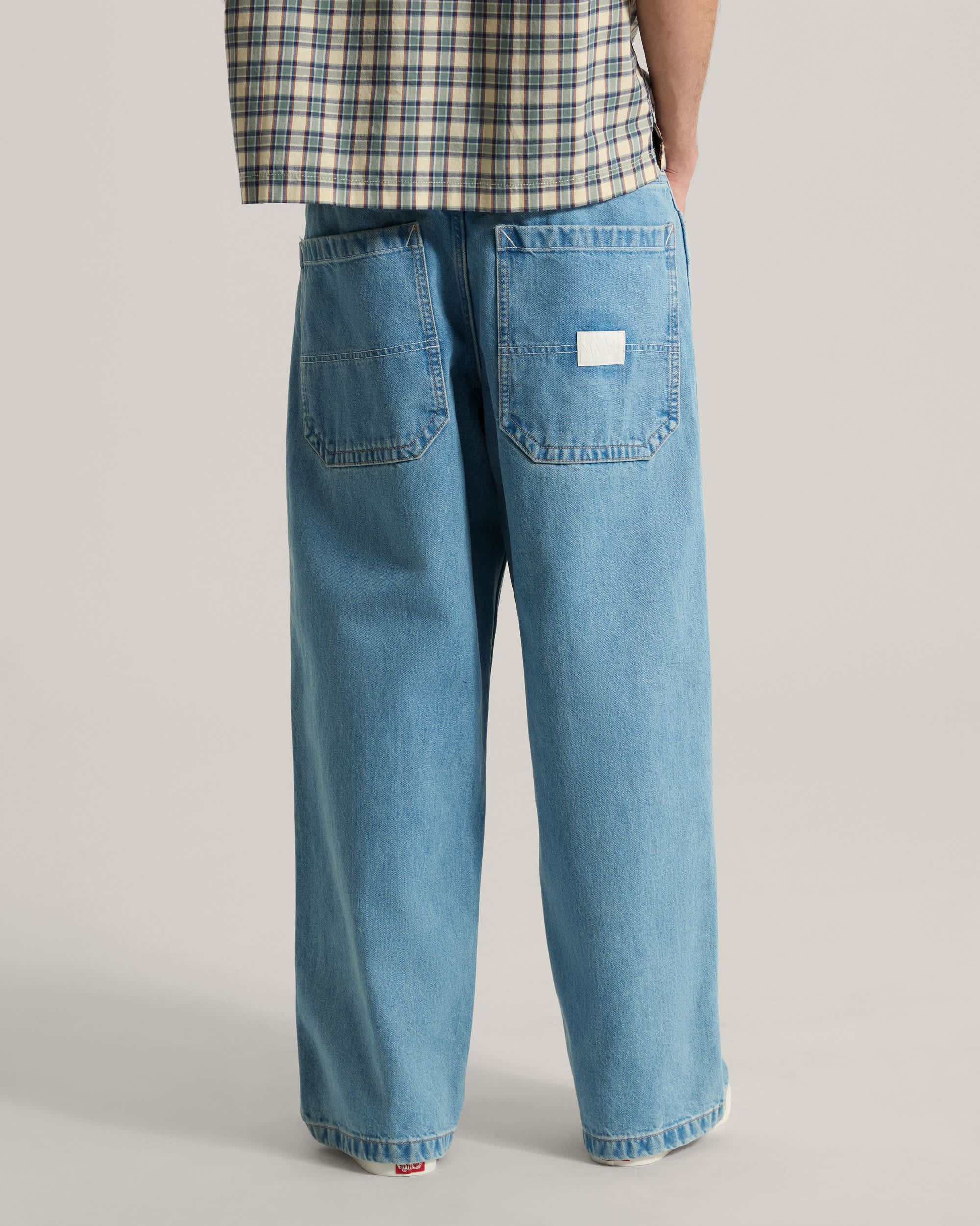 Drill Chore Baggy Carpenter Pant LIGHT STONEWASH VANS Bleu ALT3