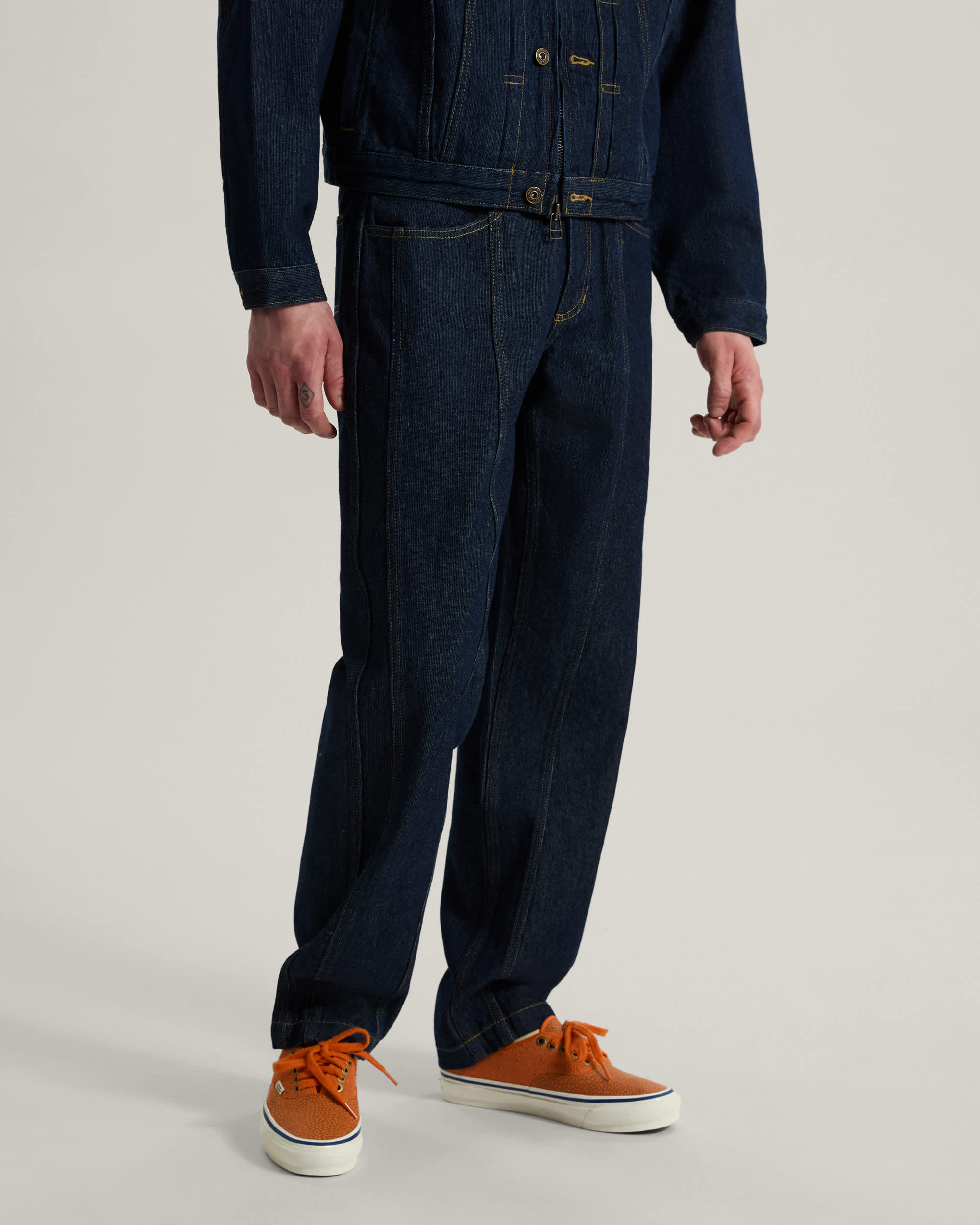 Pantaloni trench in denim OTW VANS Blu ALT2