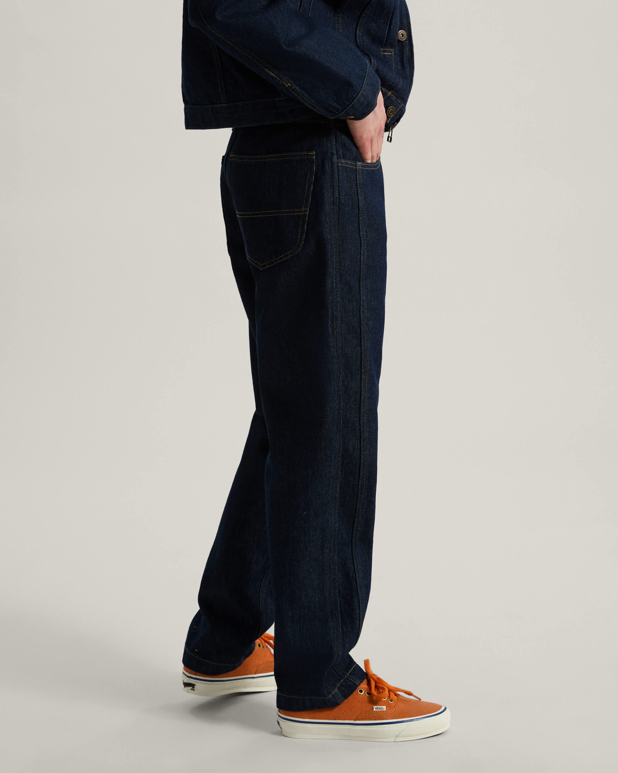 Pantaloni trench in denim OTW VANS Blu ALT4