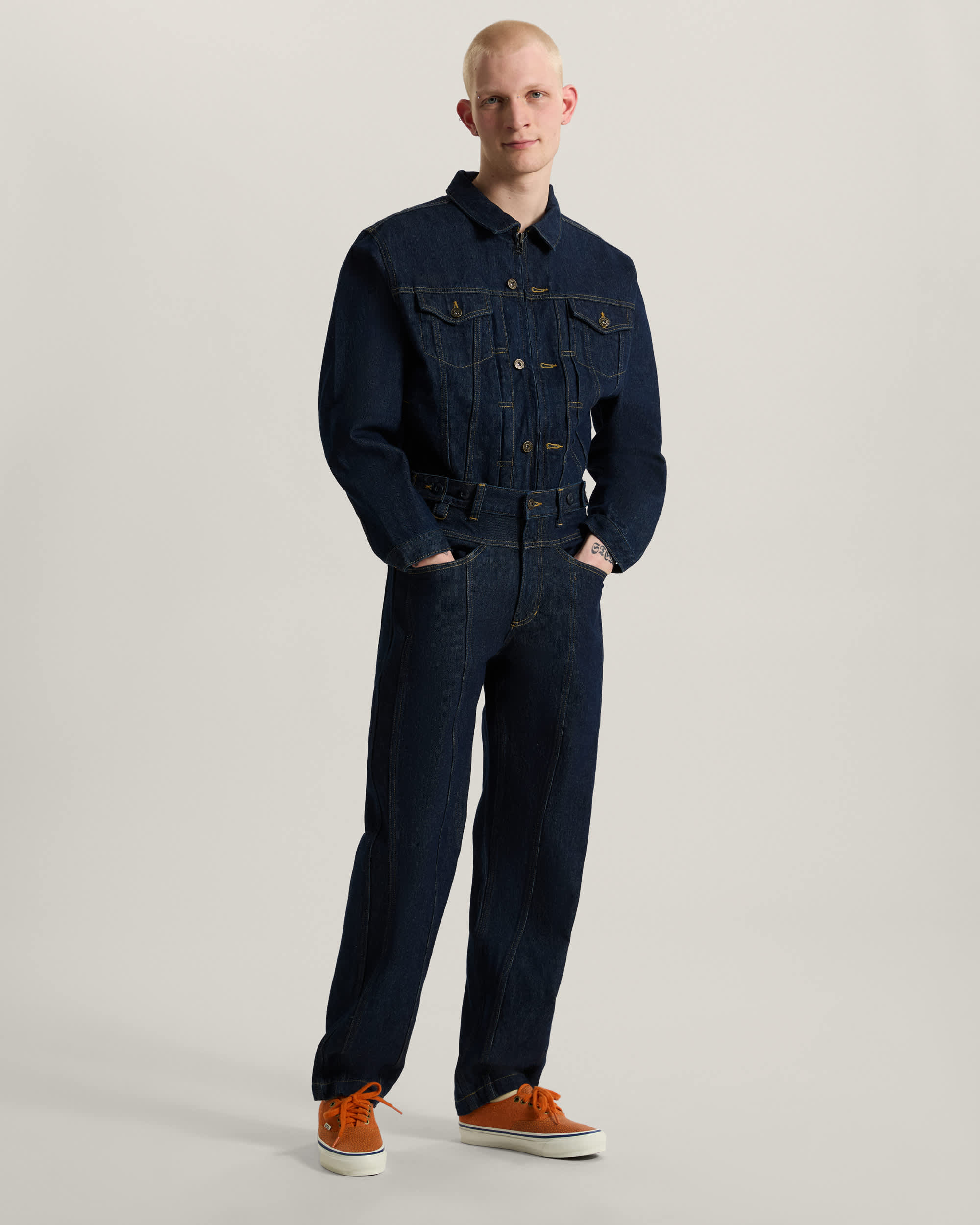 Pantaloni trench in denim OTW VANS Blu ALT5