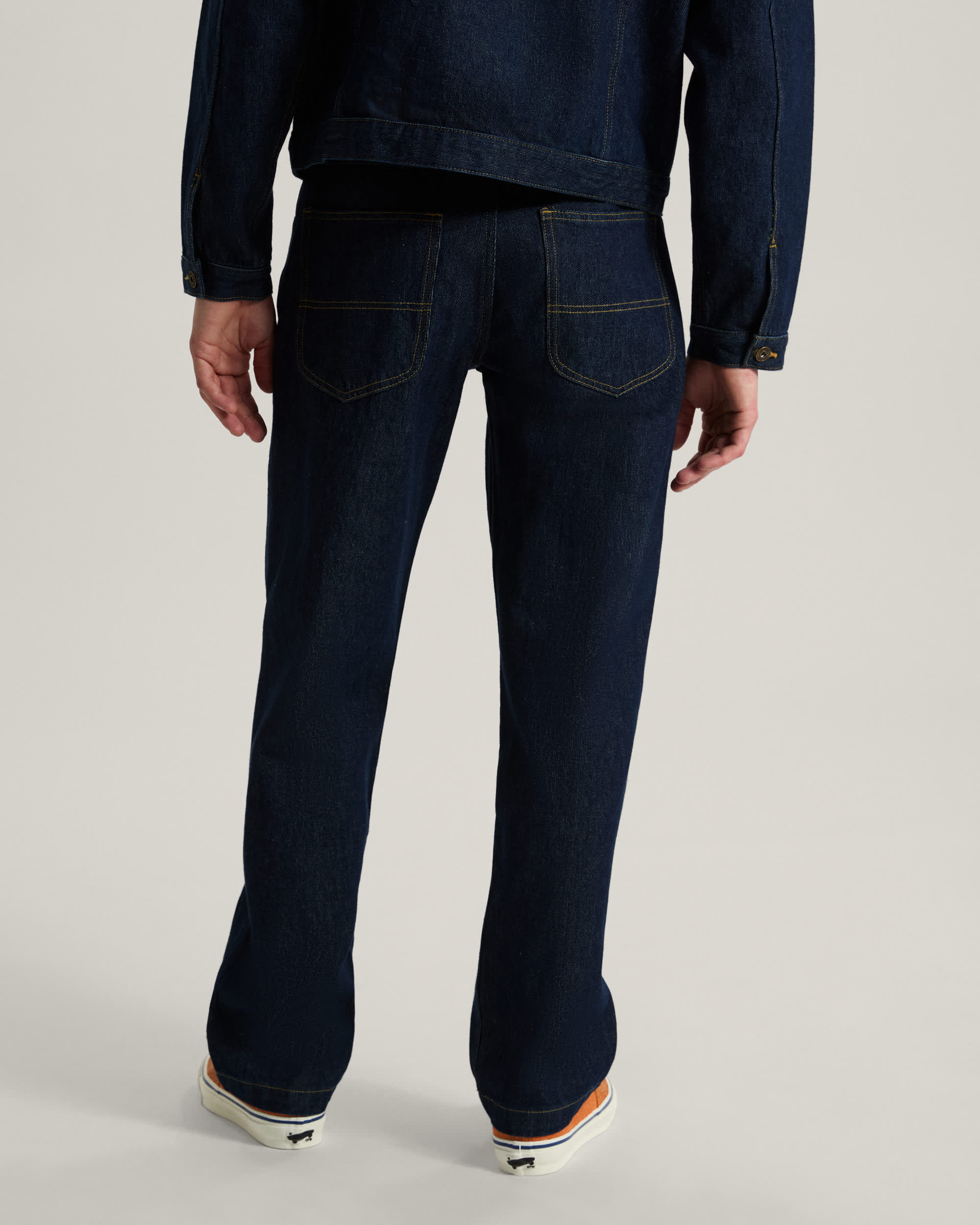Pantaloni trench in denim OTW VANS Blu ALT3