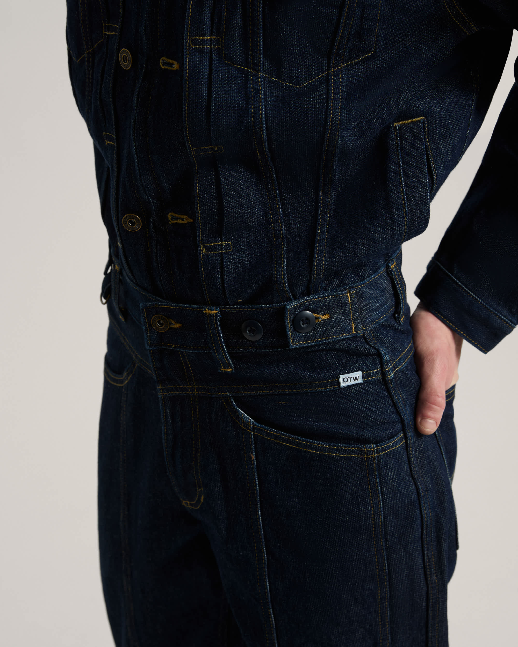 Pantaloni trench in denim OTW VANS Blu ALT6