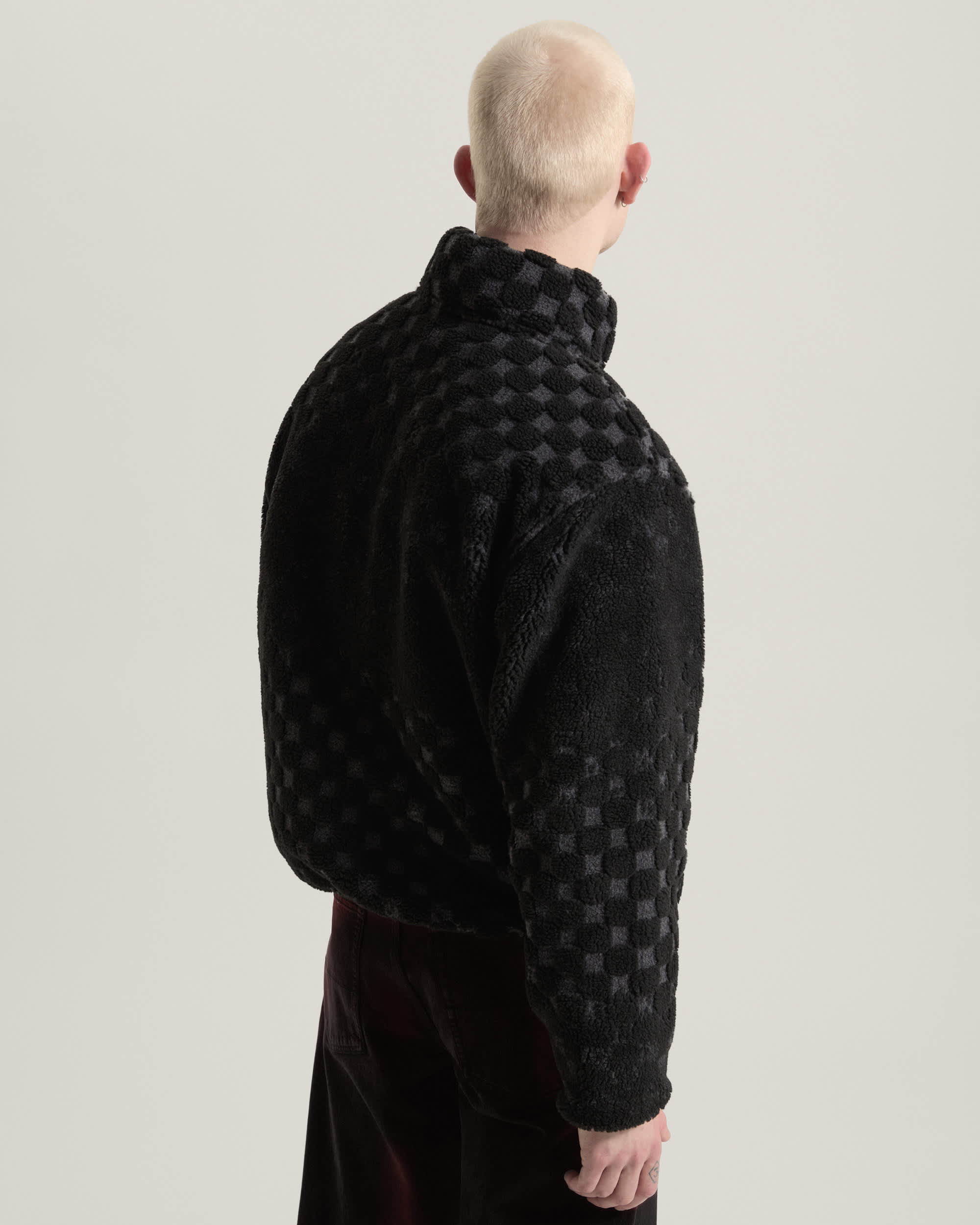 Nights High Pile Jacket Black VANS Noir ALT3