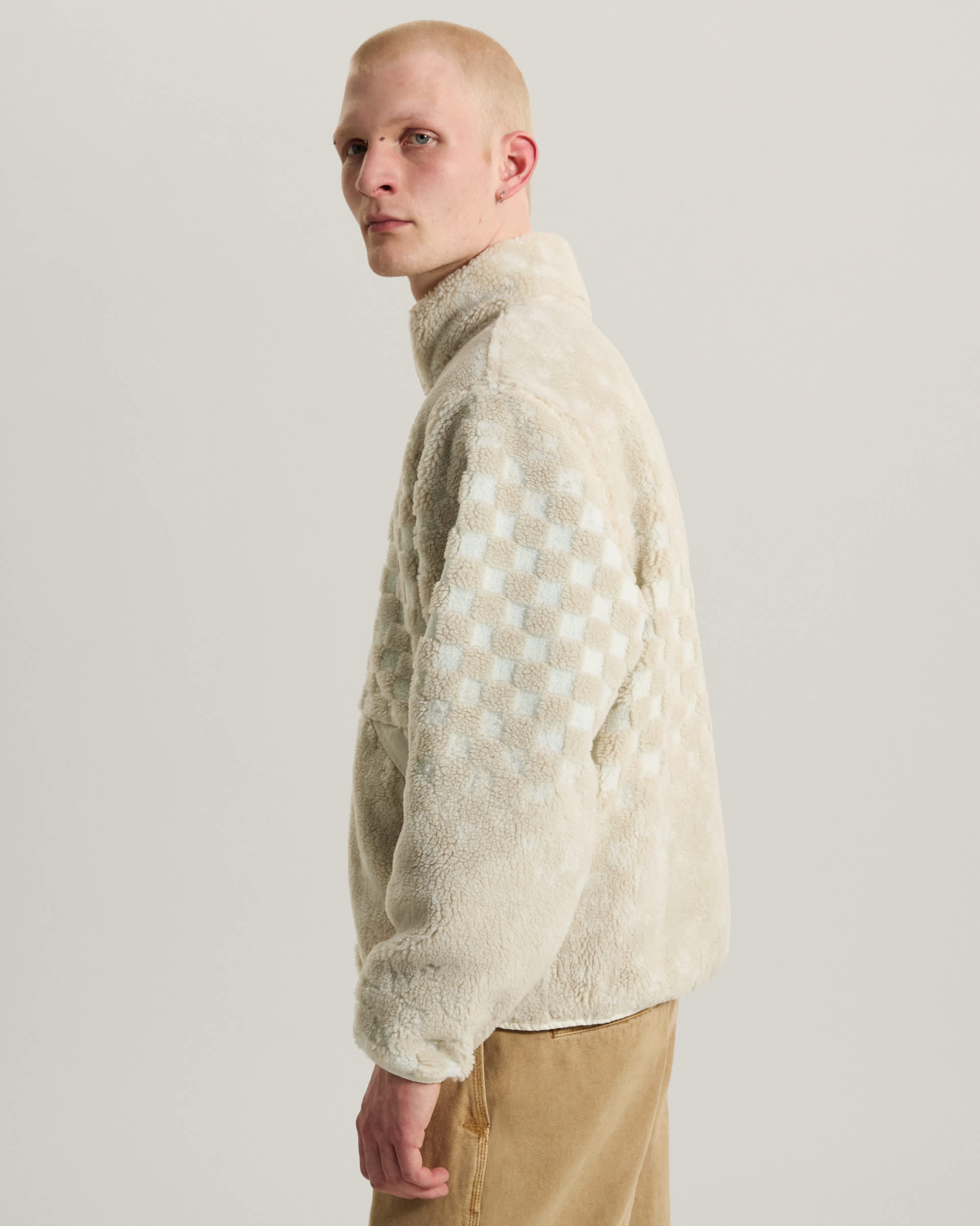 Nights High Pile Jacket marshmallow VANS Blanc ALT4