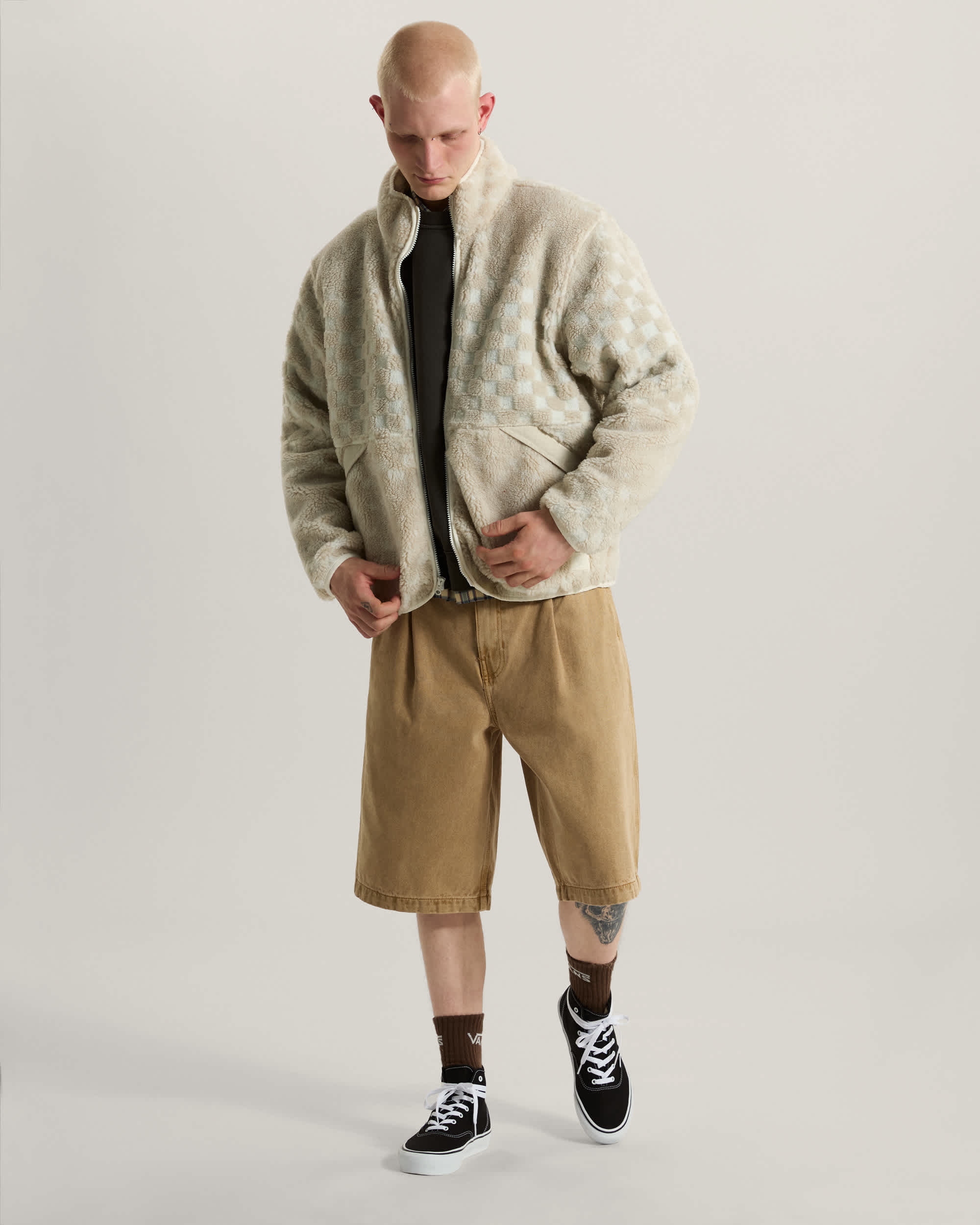 Nights High Pile Jacket marshmallow VANS Blanc ALT5