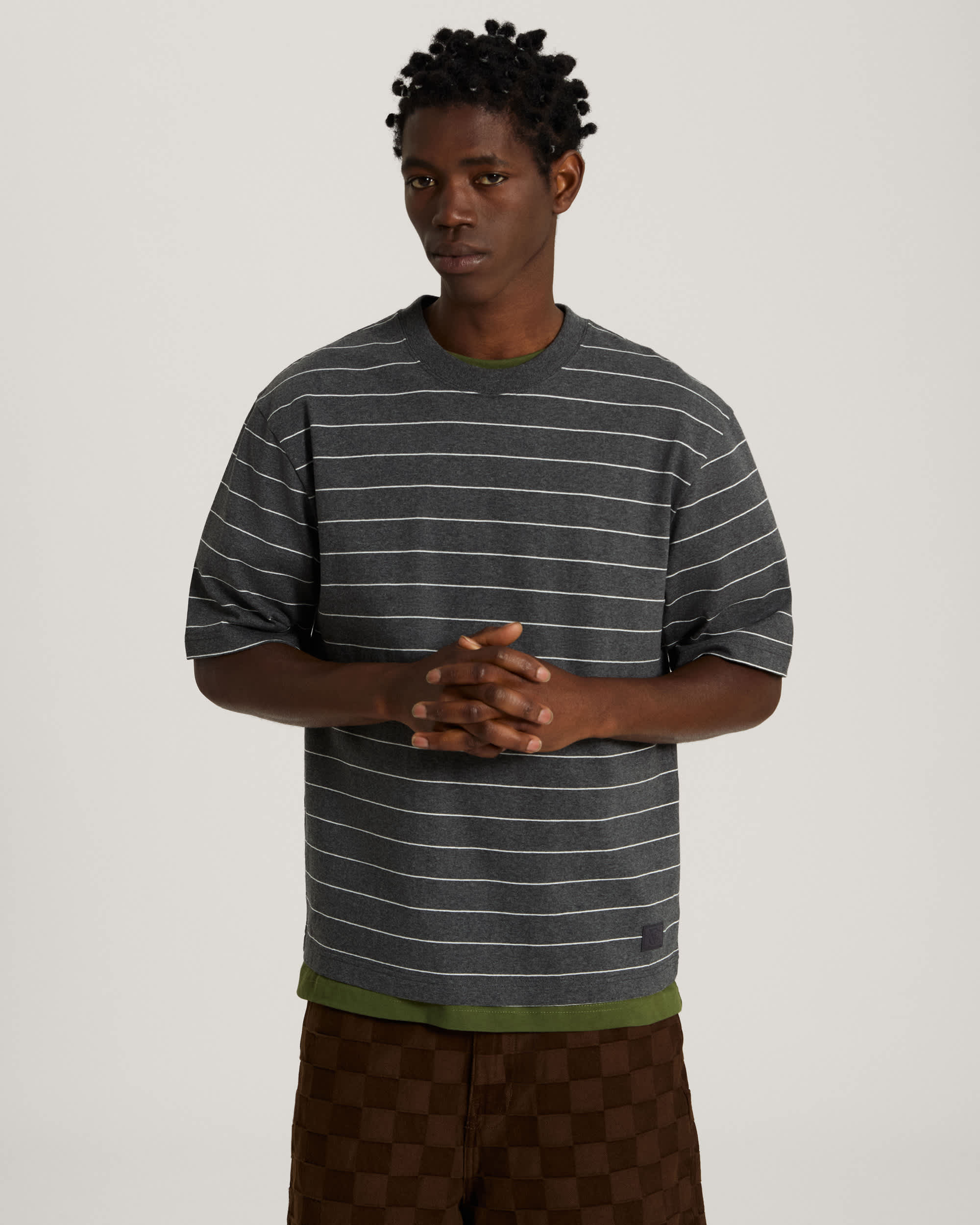 Tshirt Vans X Rowan Z Stripe VANS Gris ALT2