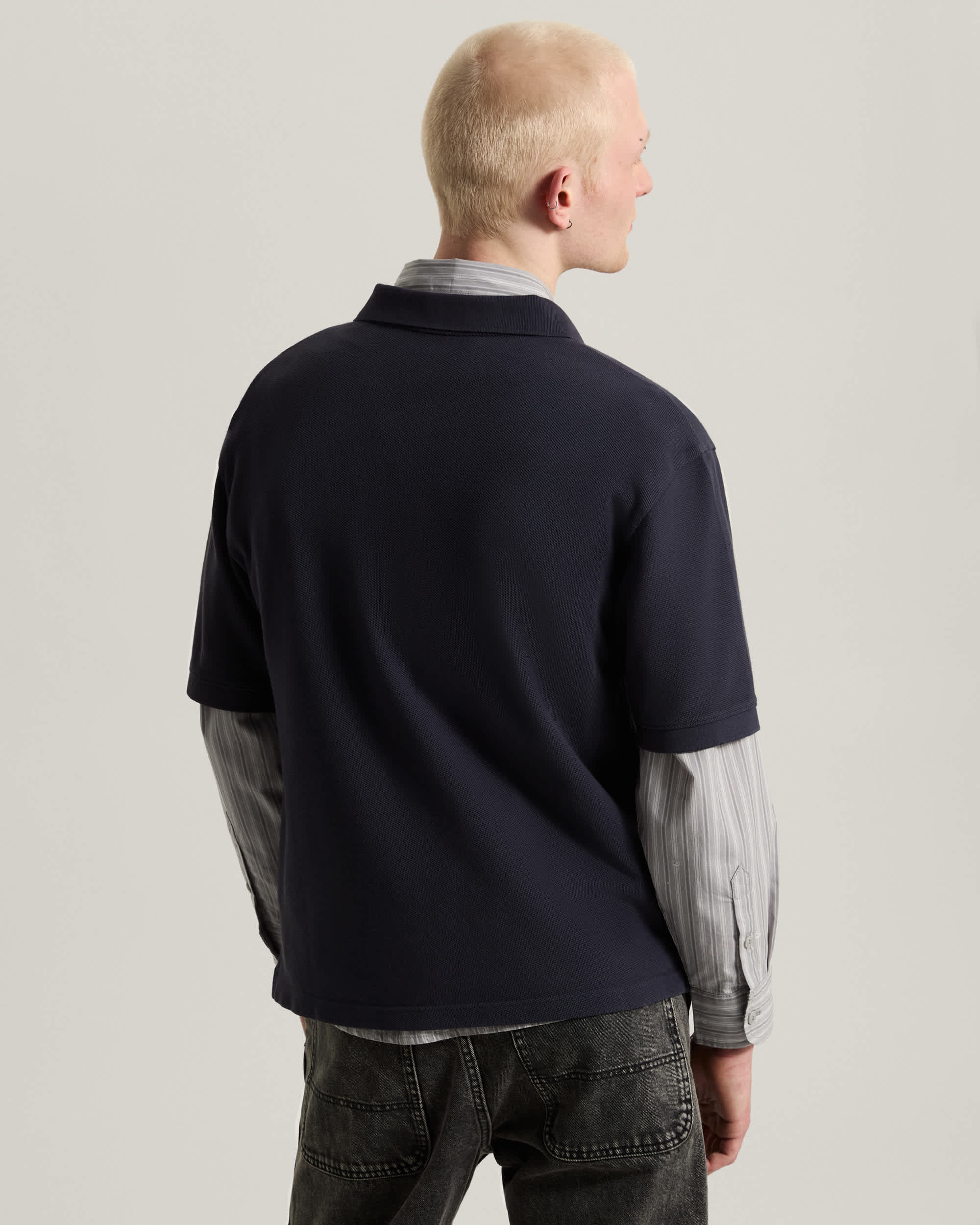 Vans X Rowan Z Washed Polo PARISIAN NIGHT VANS Bleu ALT3