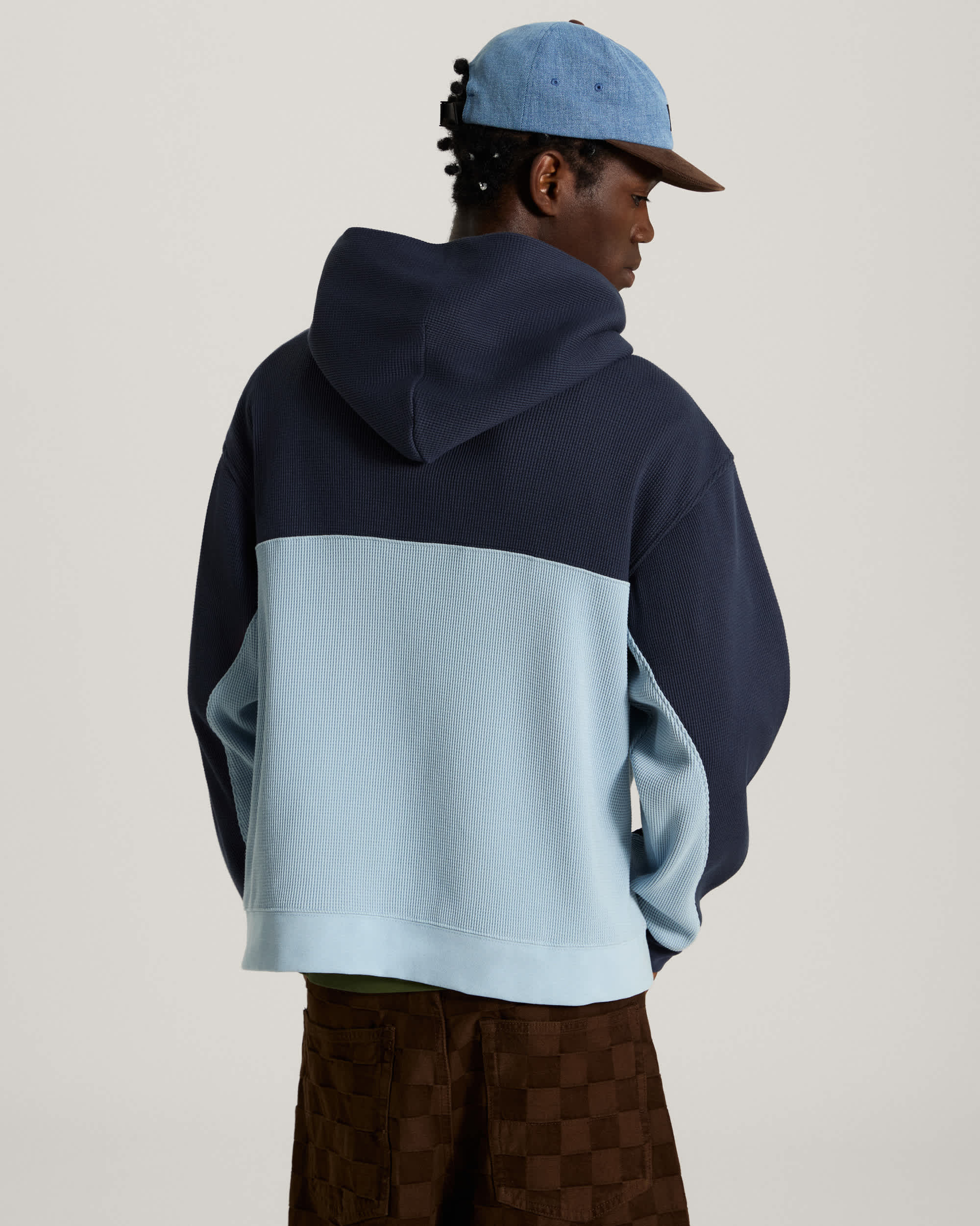 Sweat  capuche Vans X Rowan Quarter Zip VANS Bleu ALT3