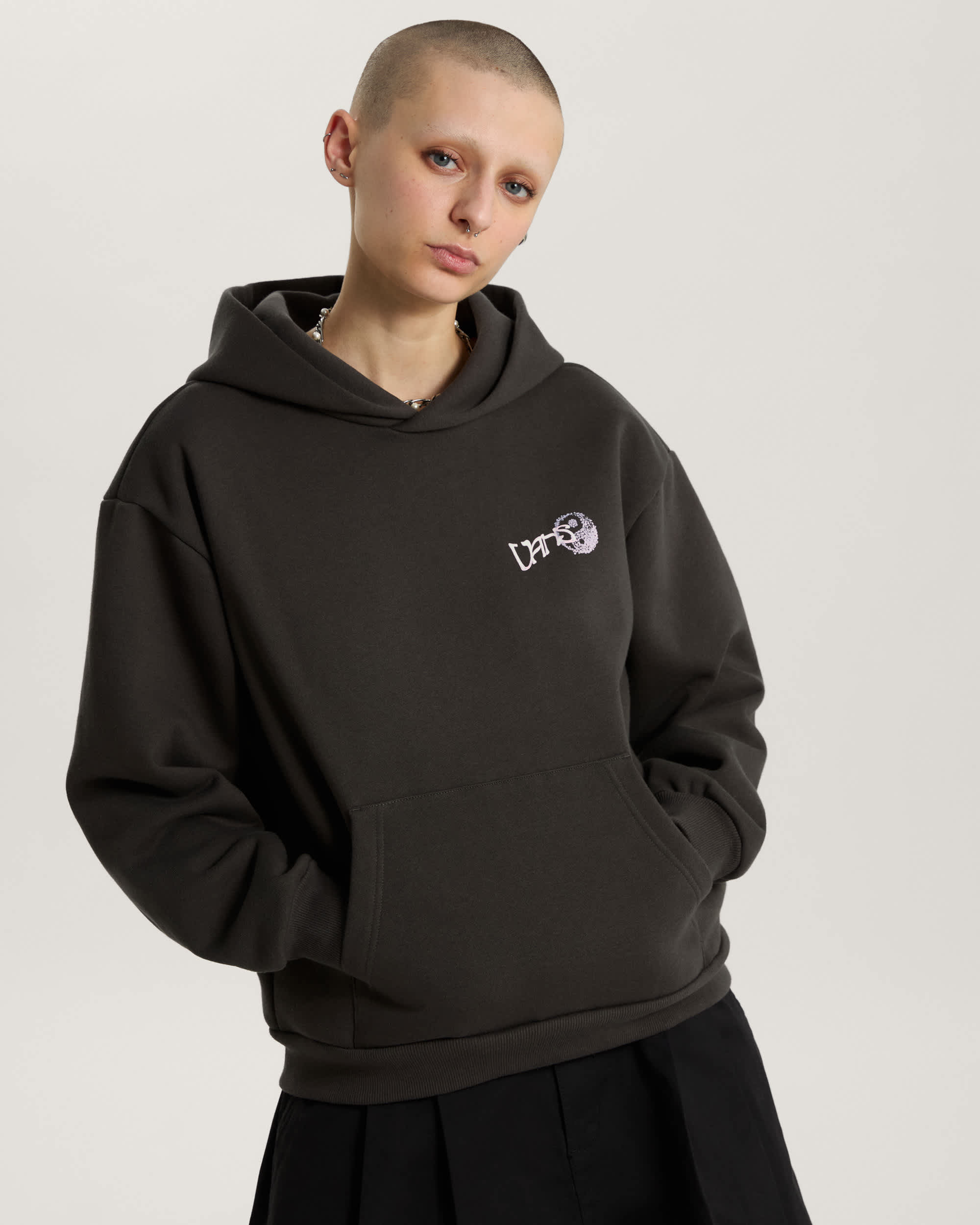 Felpa con cappuccio Yin and Yang VANS Nero ALT2