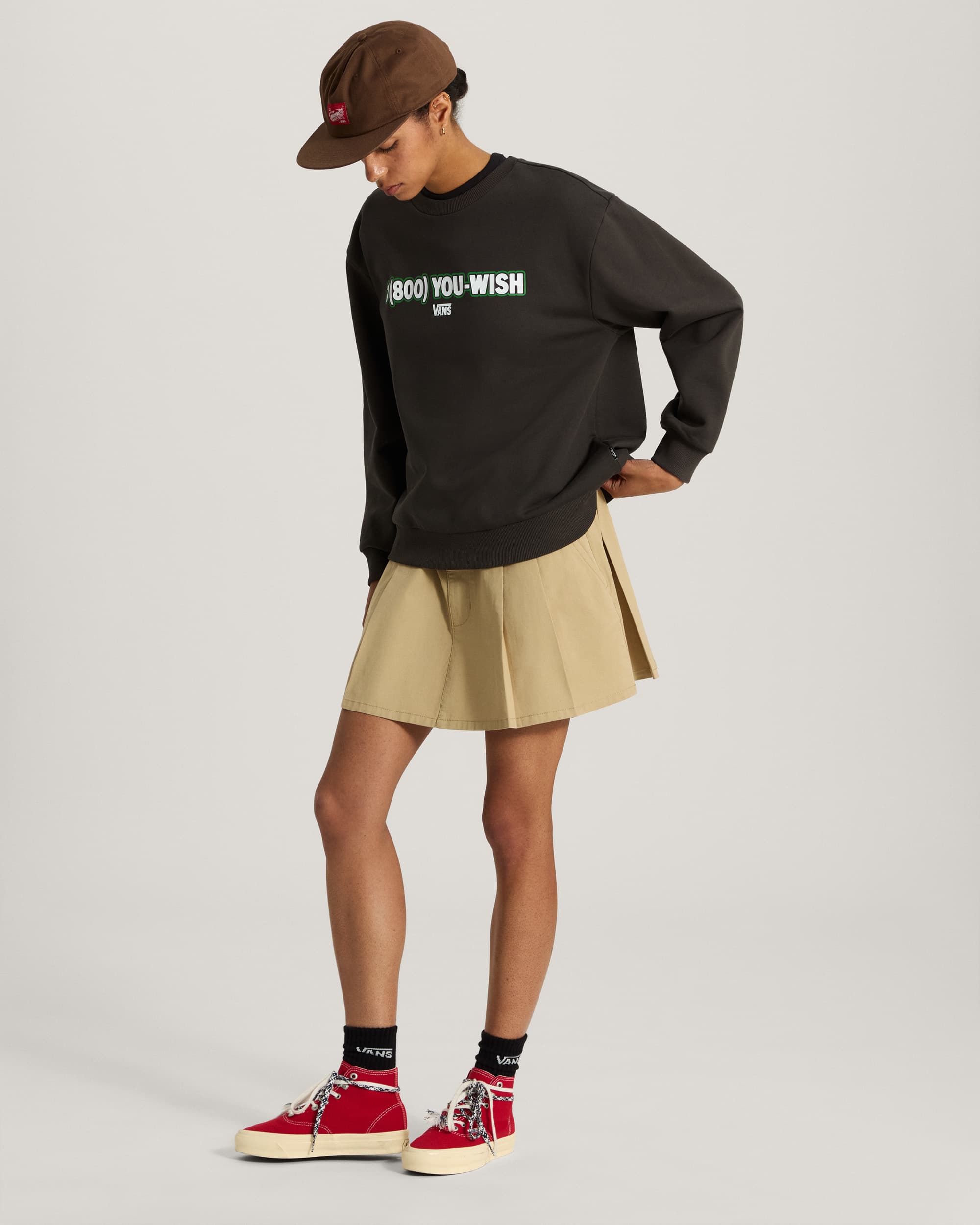 You Wish Crew Faded Black VANS Noir ALT5