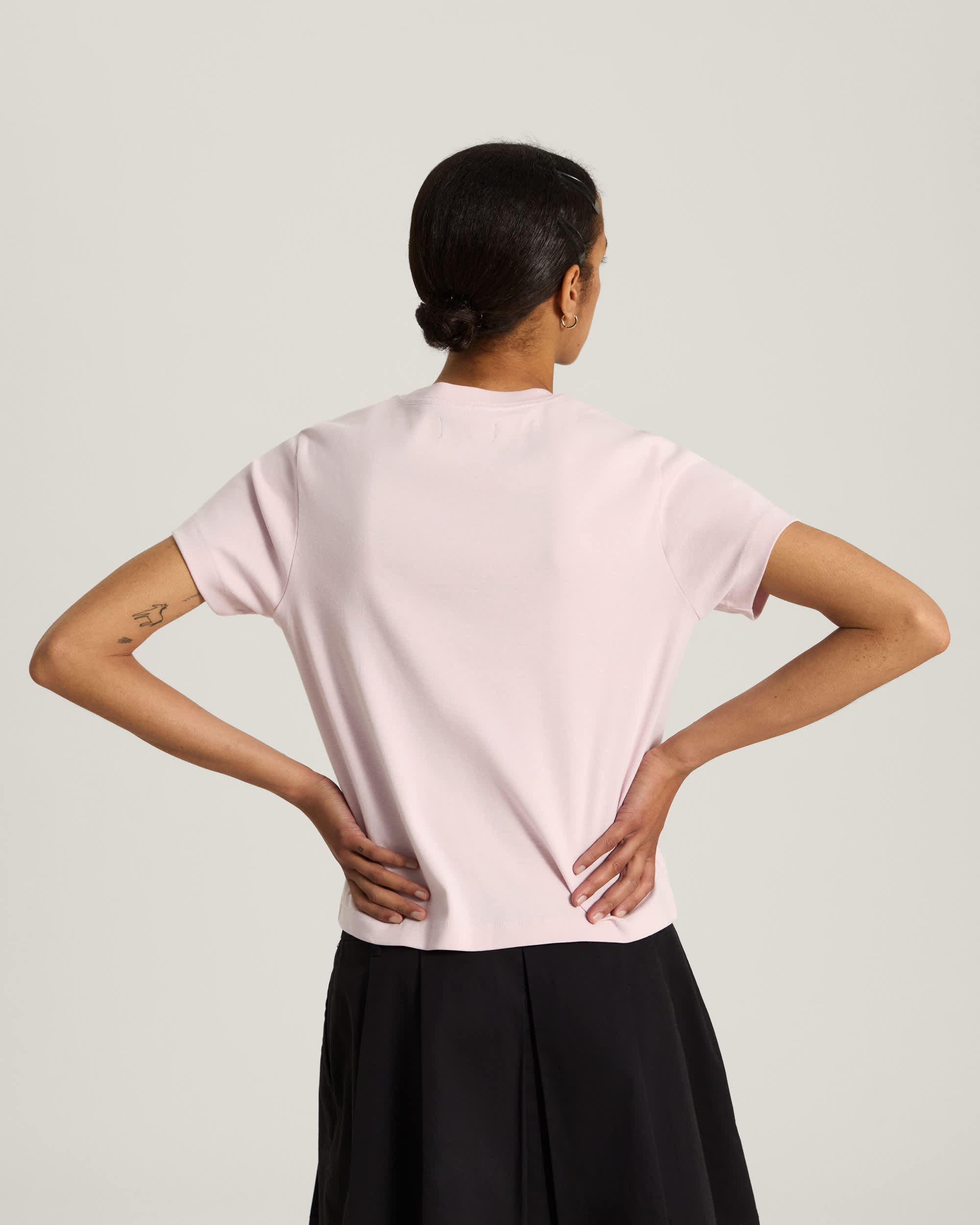 Cameron SS Tee Pale Petal VANS Rose ALT3