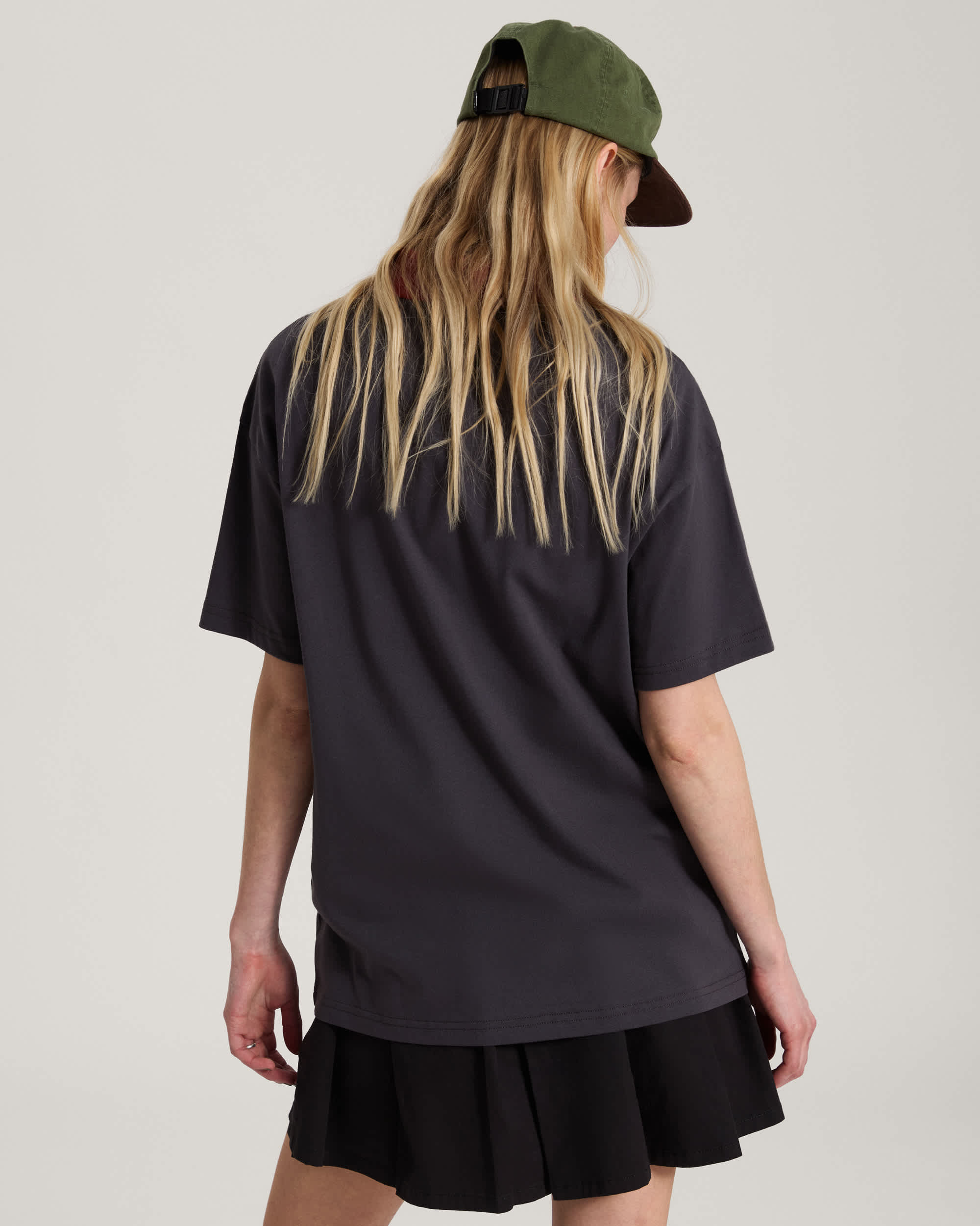 Minds Eye Oversized SS Tee Charcoal Grey VANS Grey ALT3