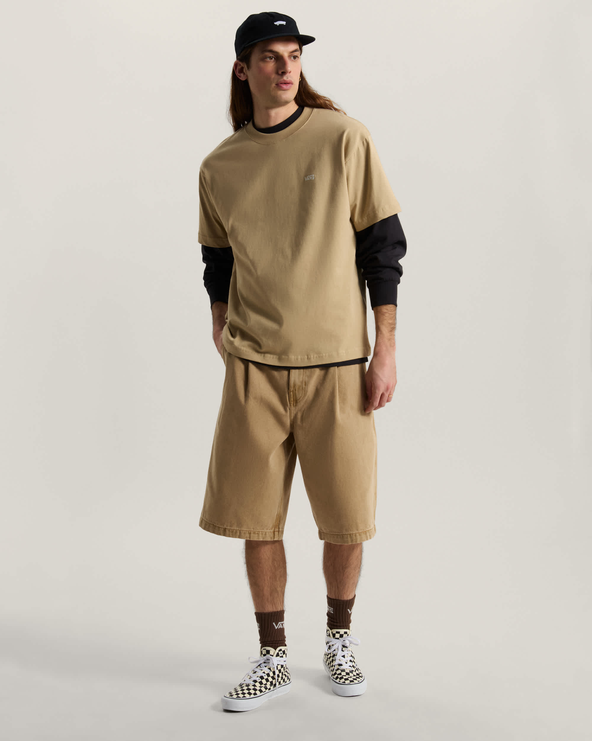 Tshirt Left Chest Logo VANS Beige ALT4
