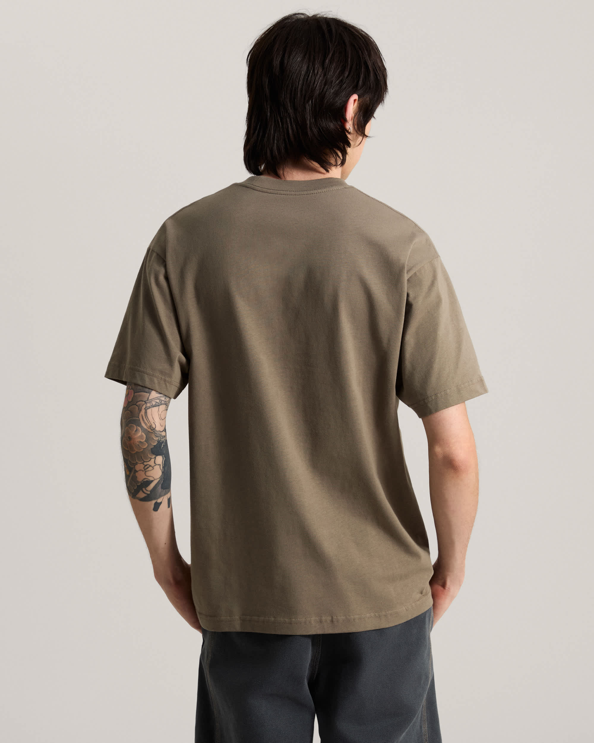 Tshirt Left Chest Logo VANS Gris ALT3