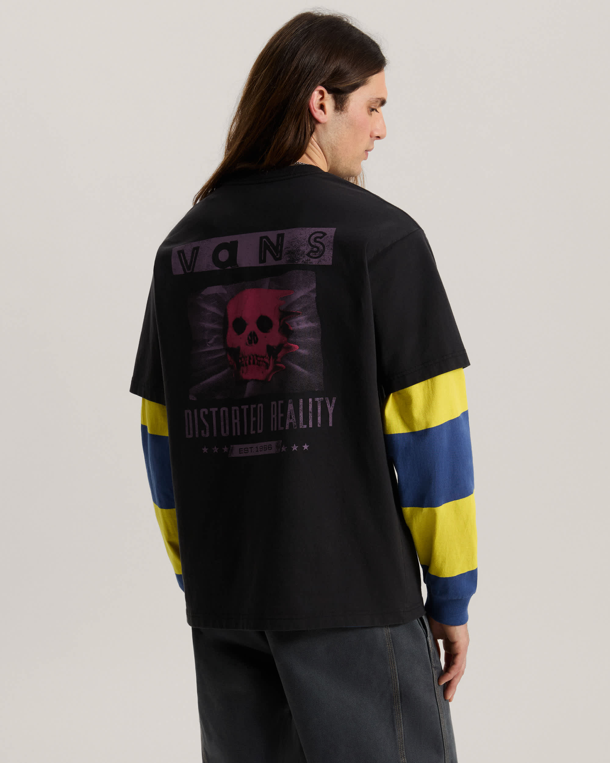 Distorted Reality SS Tee Black VANS Noir ALT3