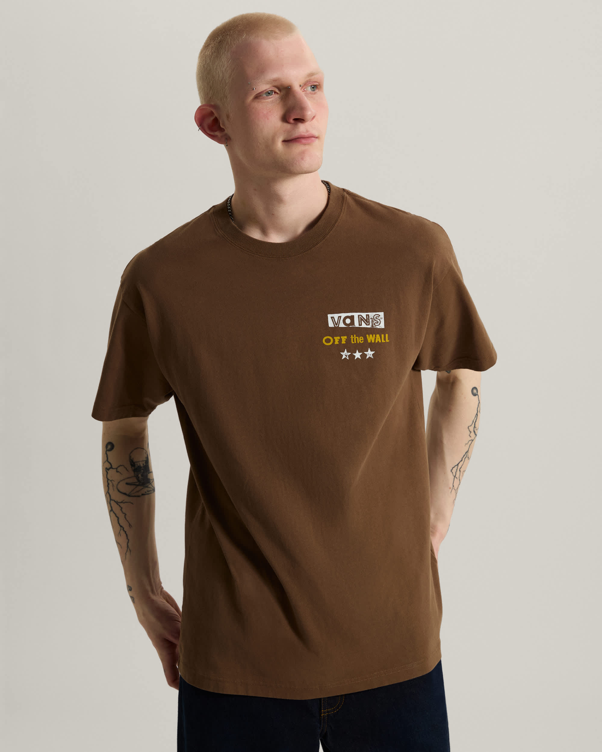 Distorted Reality SS Tee Vintage Cocoa VANS Marron ALT2