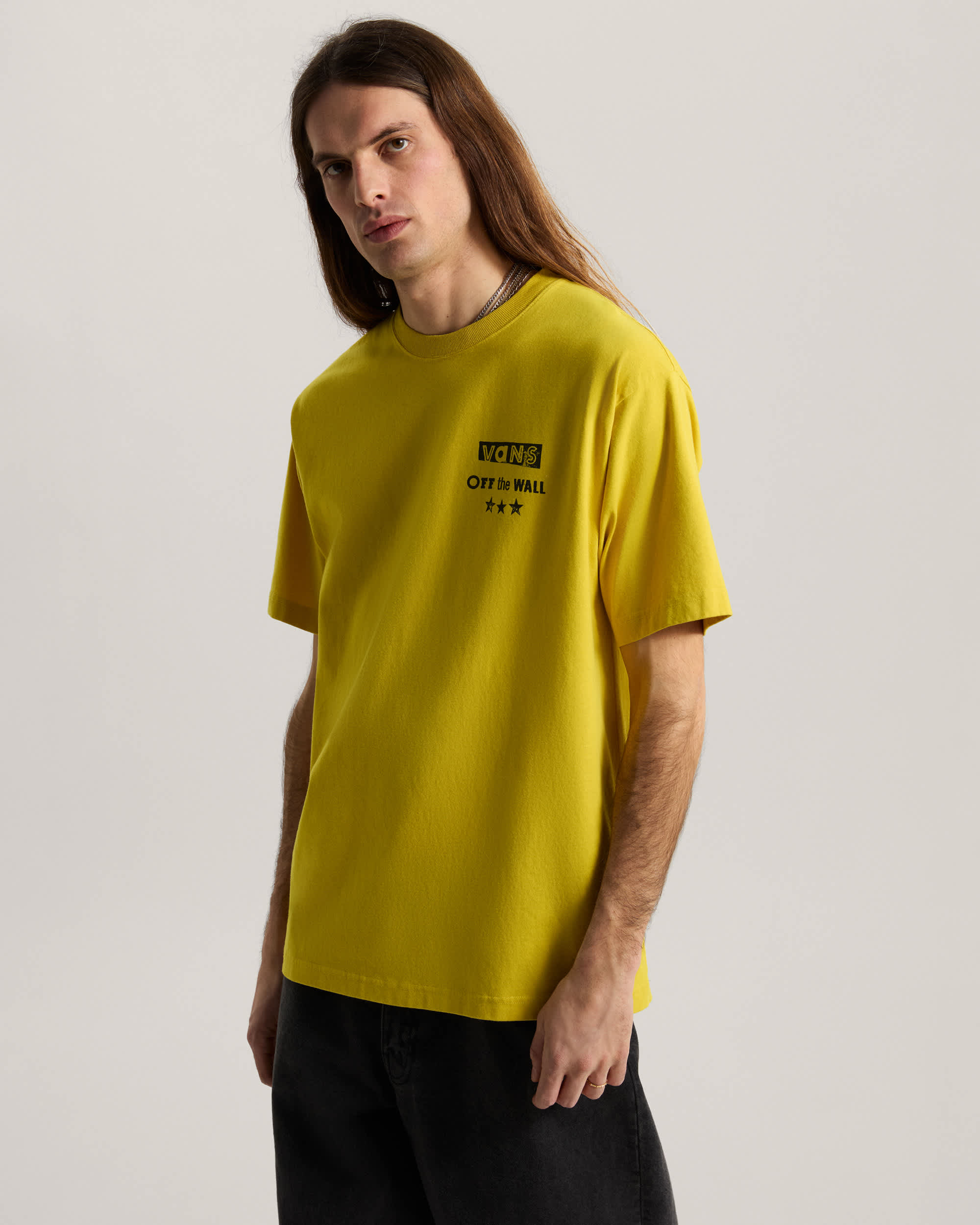 Distorted Reality SS Tee Dusty Gold VANS Jaune ALT2