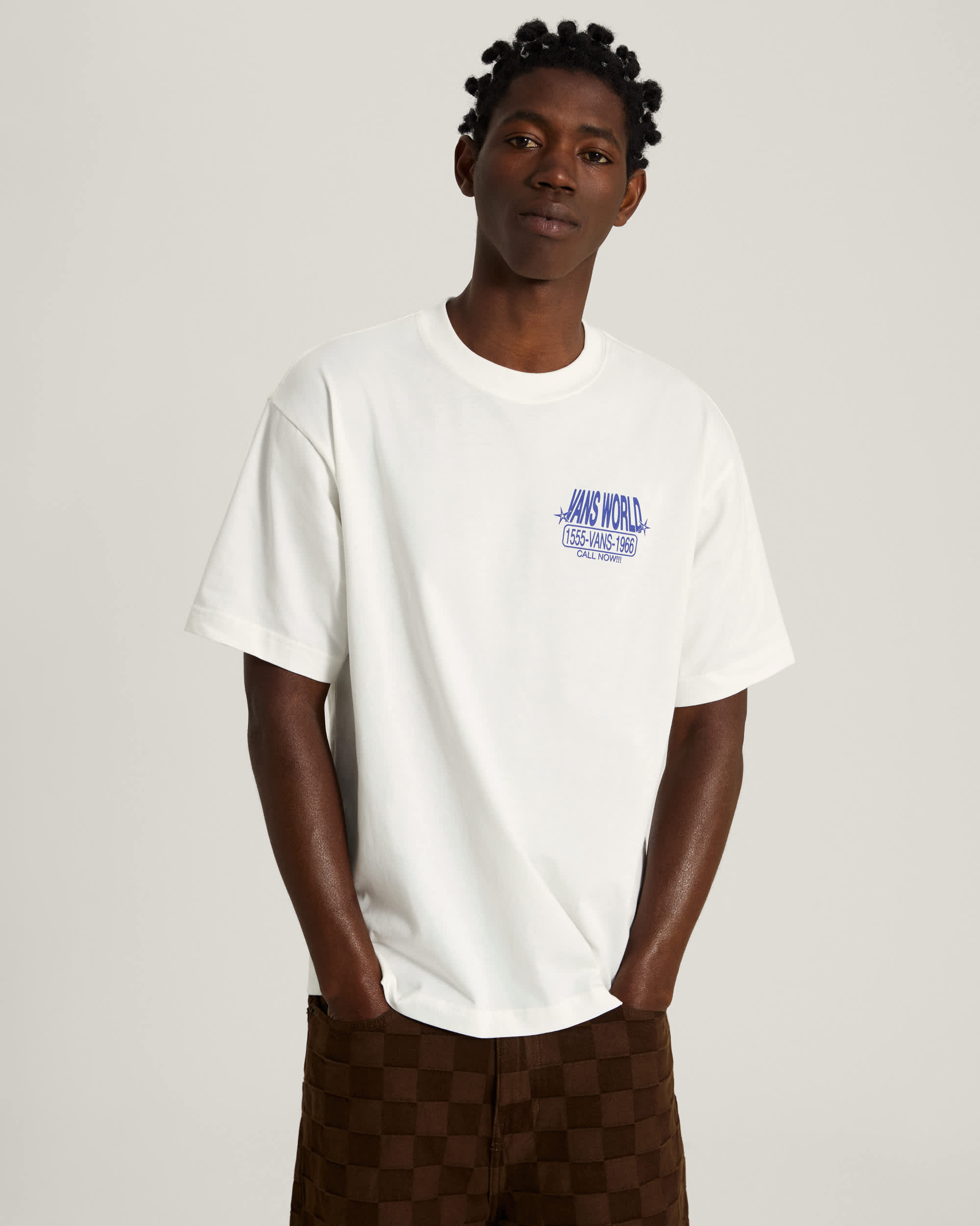 Vans World Intl SS Tee White VANS Wei ALT2