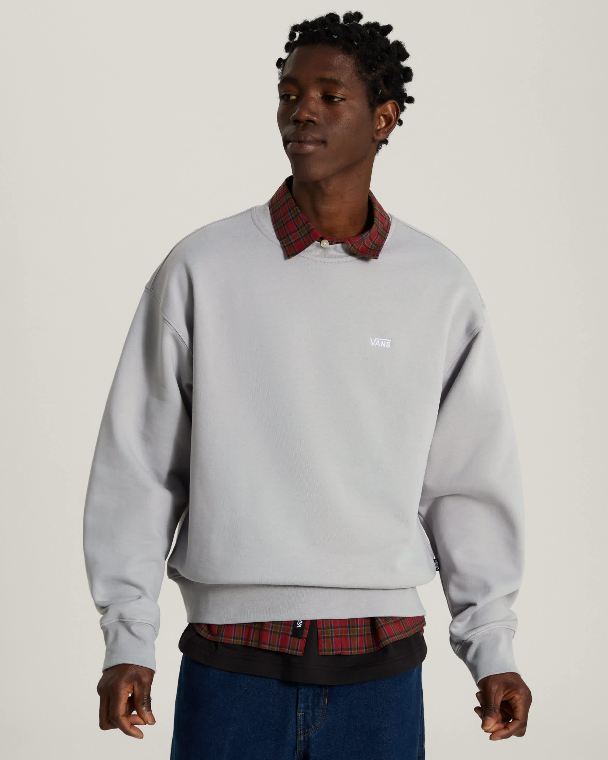 Drop V Crew BB Light Grey VANS Grey ALT2