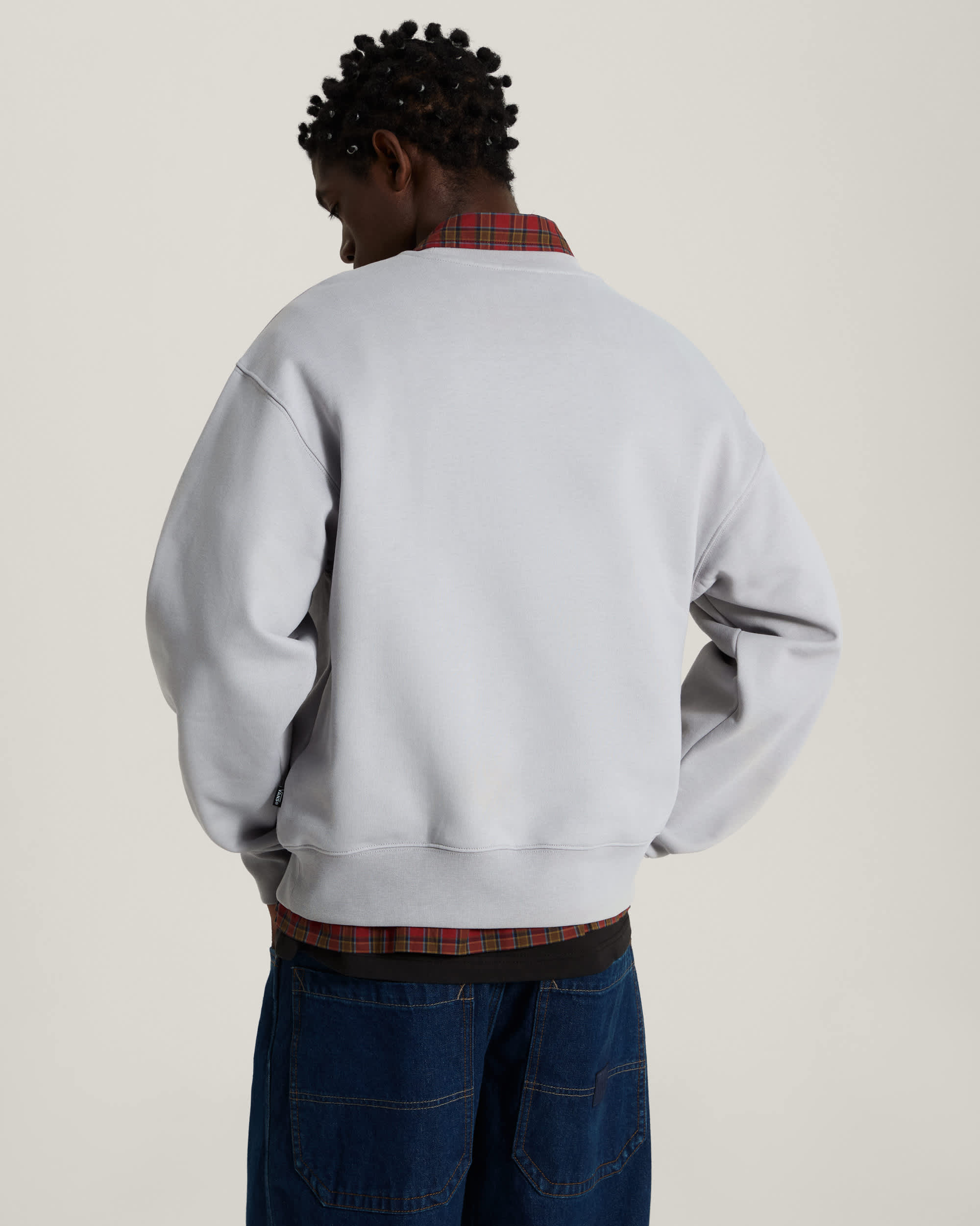 Drop V Crew BB Light Grey VANS Grey ALT3