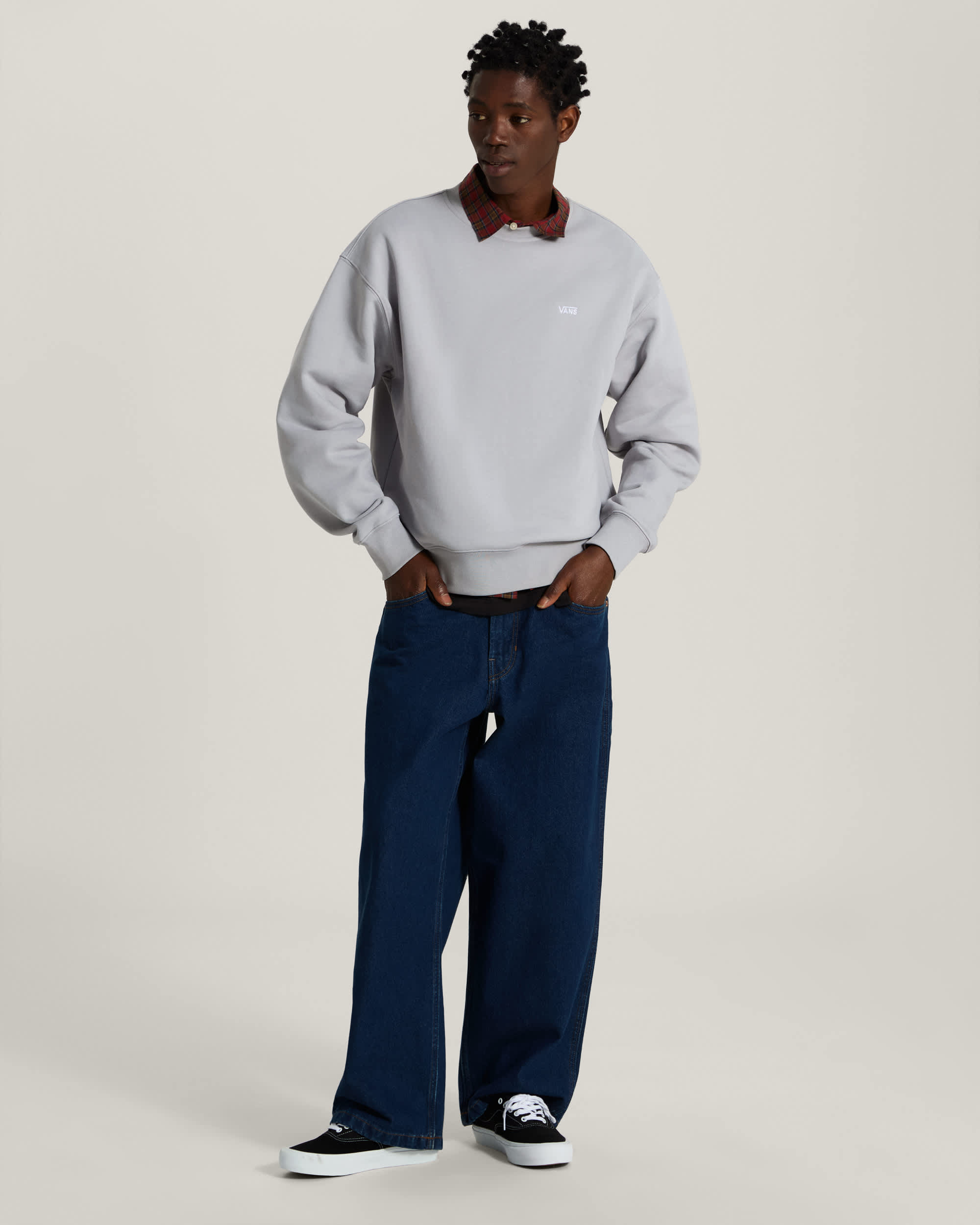 Drop V Crew BB Light Grey VANS Grey ALT5
