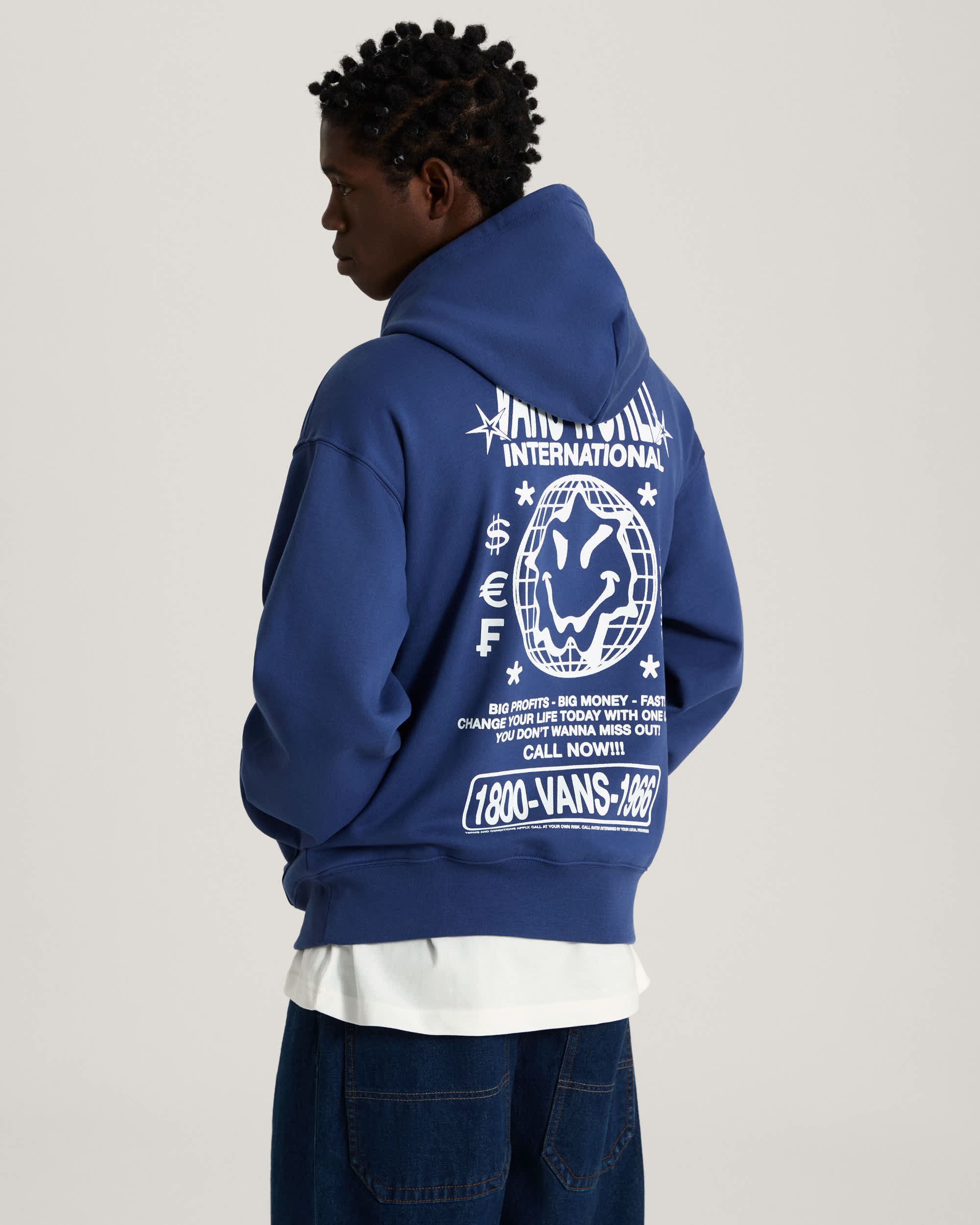 Vans World Intl Pullover True Navy VANS Blue ALT3